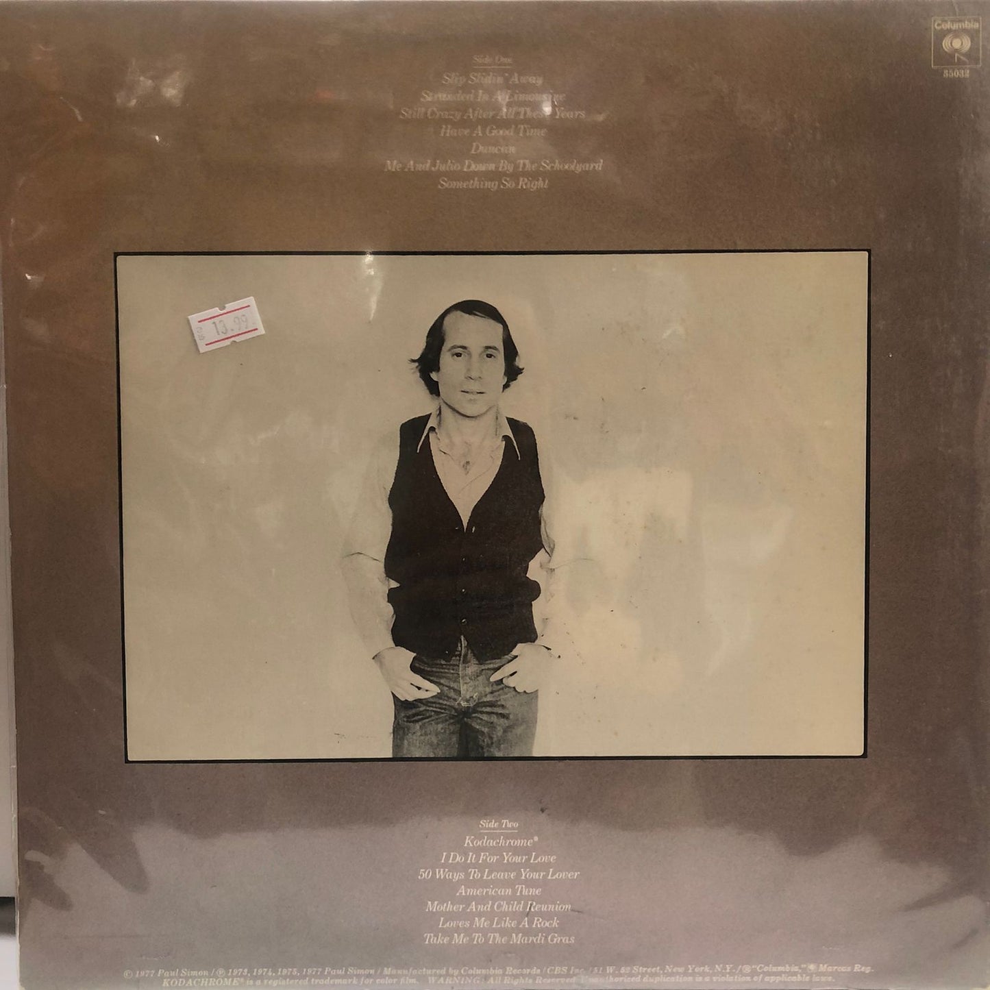 PAUL SIMON - GREATEST HITS, ETC. LP (DE EPOCA)