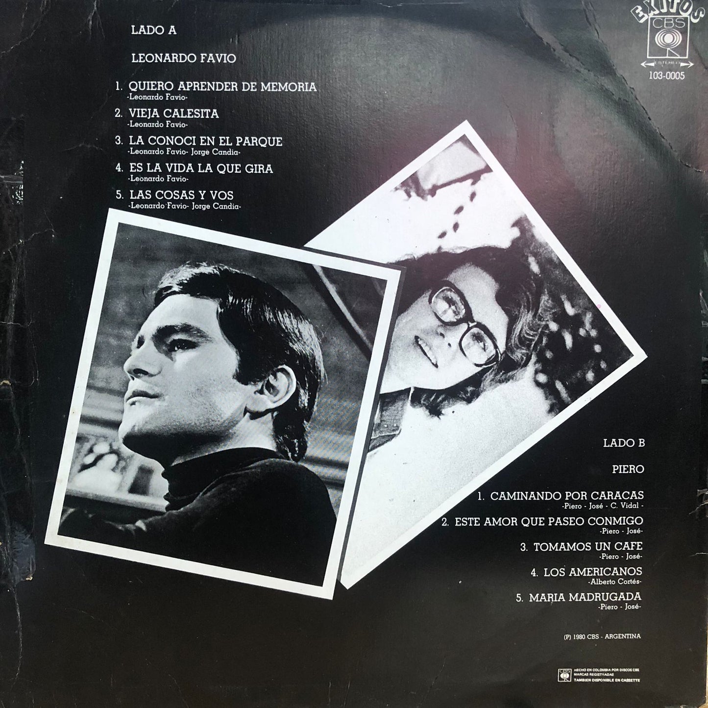 PIERO Y LEONARDO FAVIO - LO MEJOR DE LP