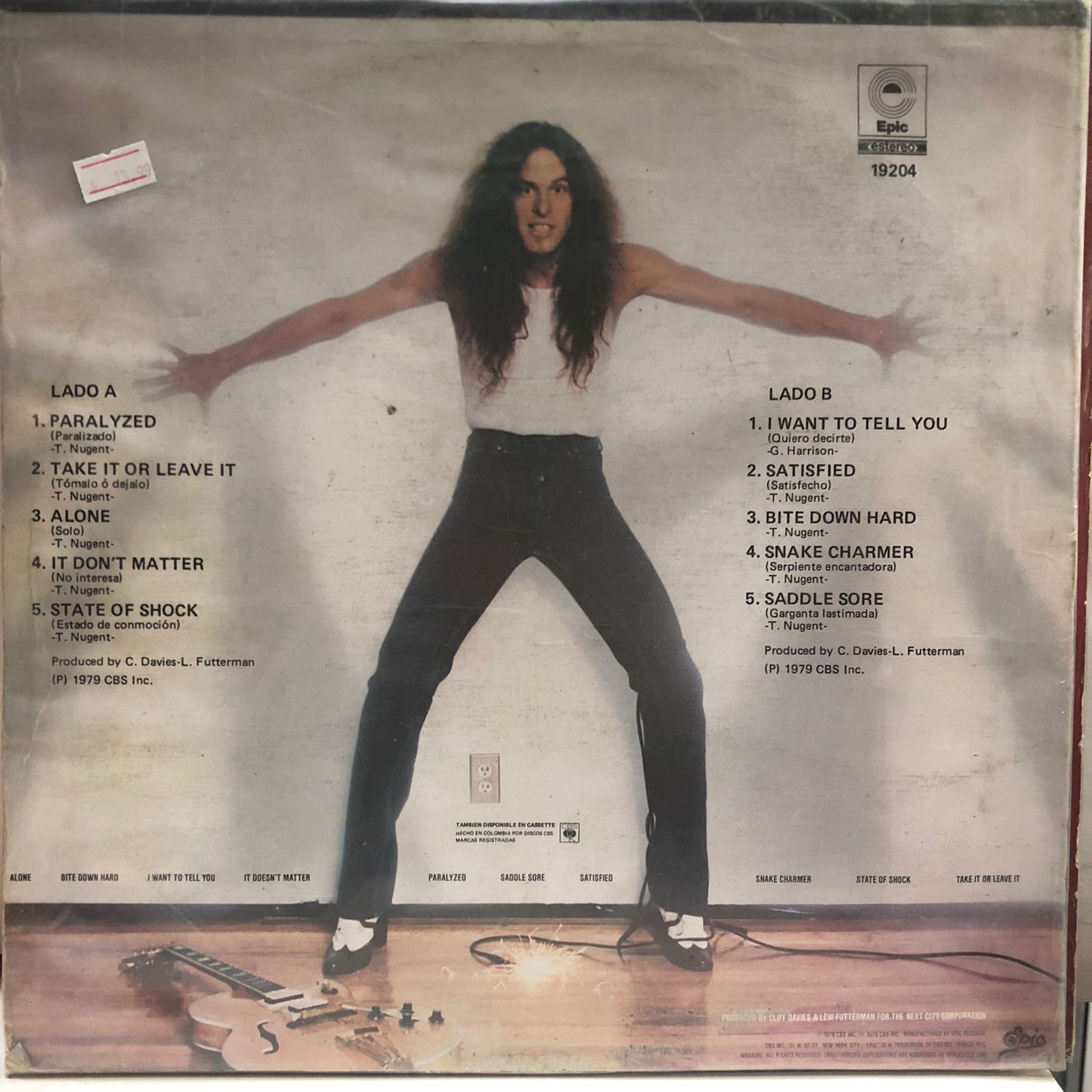 TED NUGENT - STATE OF SHOCK LP