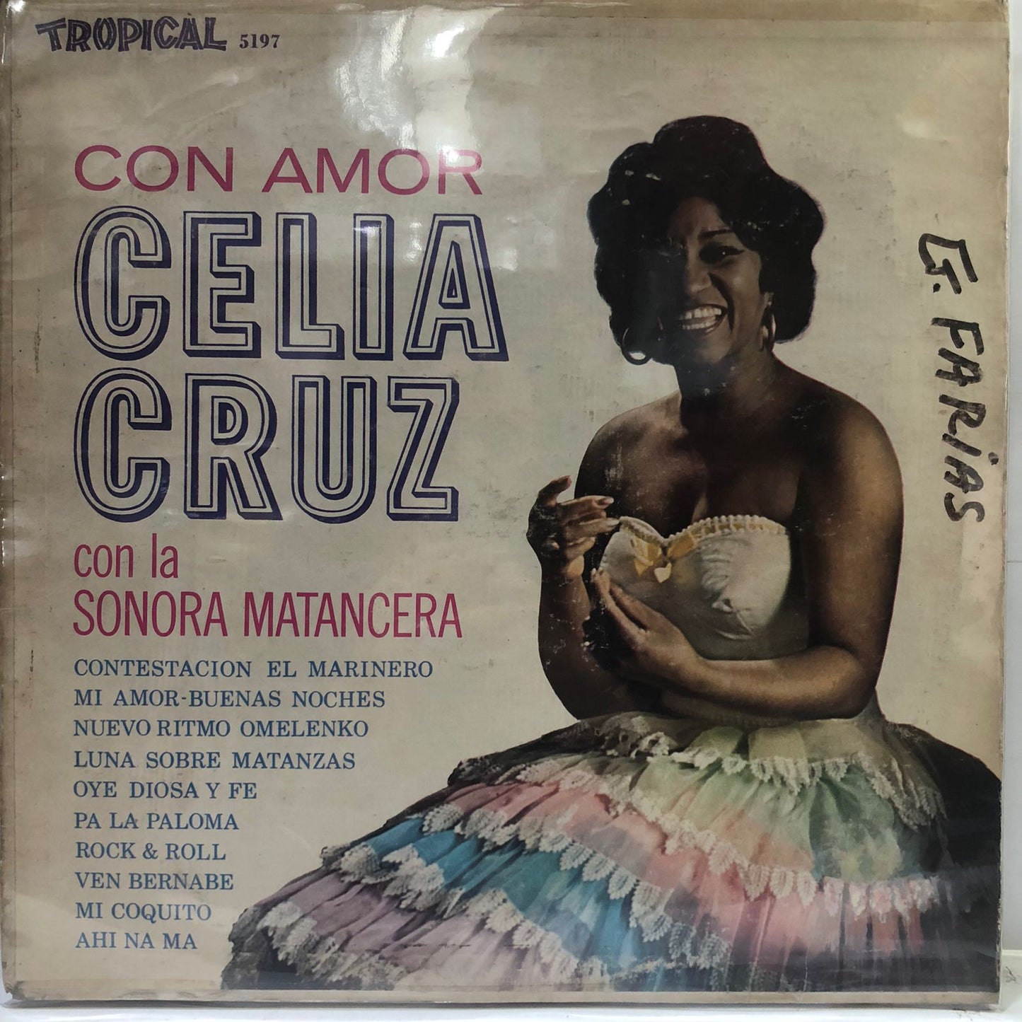 CELIA CRUZ - CON AMOR LP