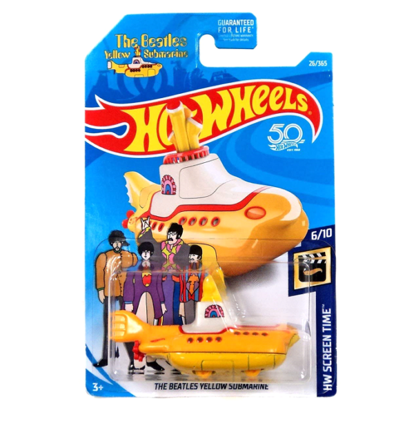 THE BEATLES - YELLOW SUBMARINE CARRO DE COLECCION (HOT WHEELS)