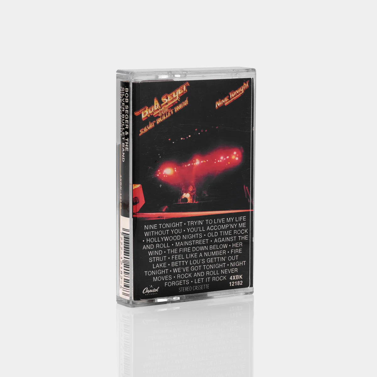 BOB SEGER & THE SILVER BULLET BAND - NINE TONIGHT CASSETTE