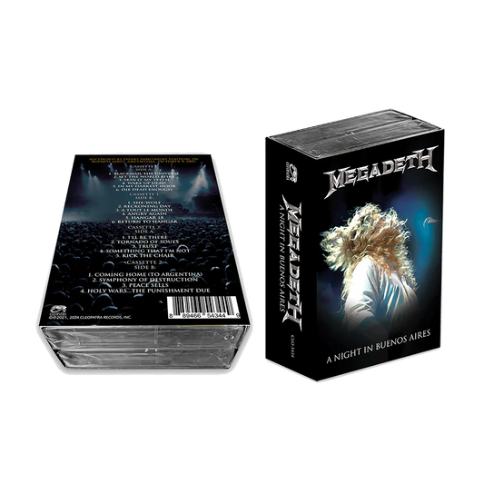 MEGADETH - A NIGHT IN BUENOS AIRES  2 CASSETTES