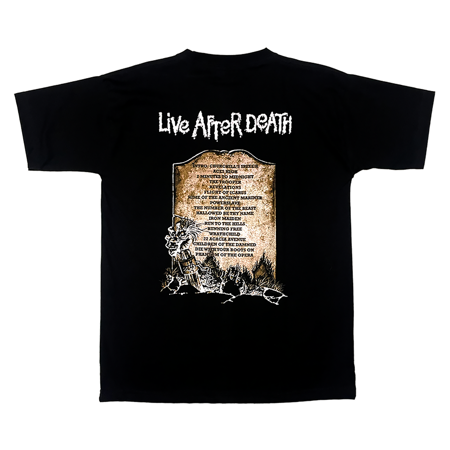 IRON MAIDEN - LIVE AFTER DEATH CAMISETA