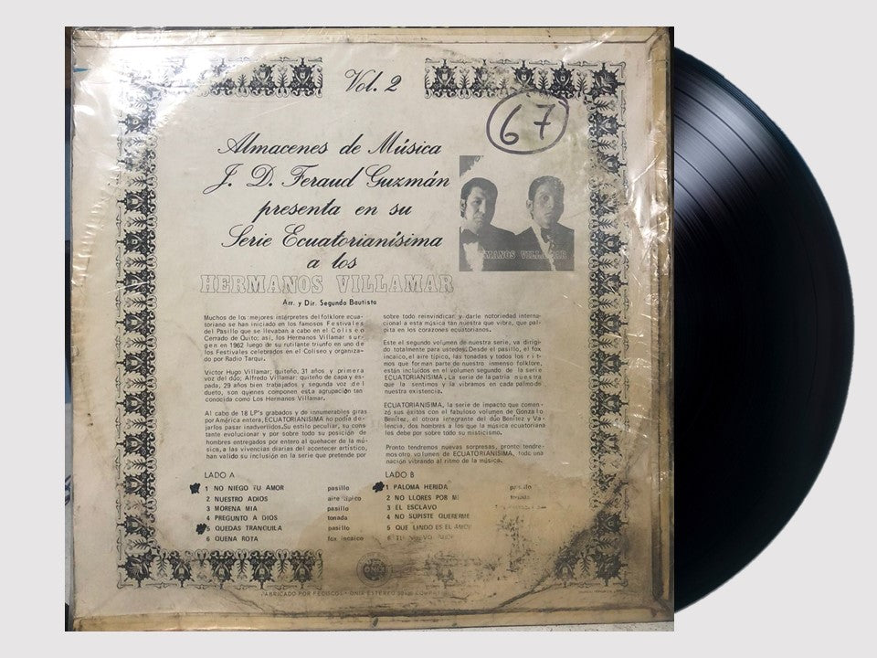 HERMANOS VILLAMAR - SERIE ECUATORIANISIMA VOL. 2 /LP