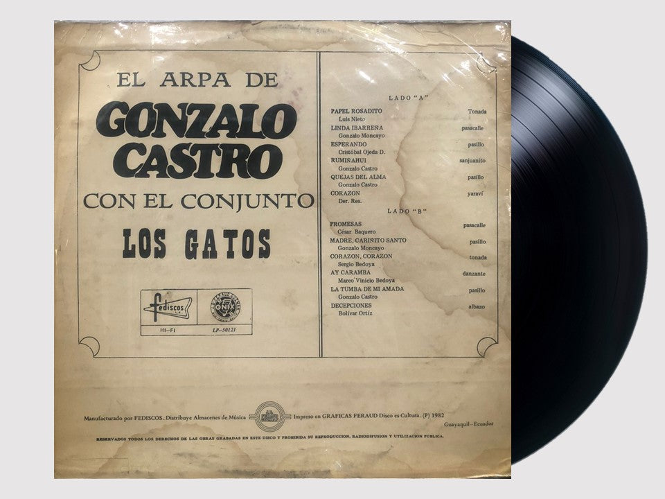 GONZALO CASTRO - EL ARPA DE GONZALO CASTRO LP