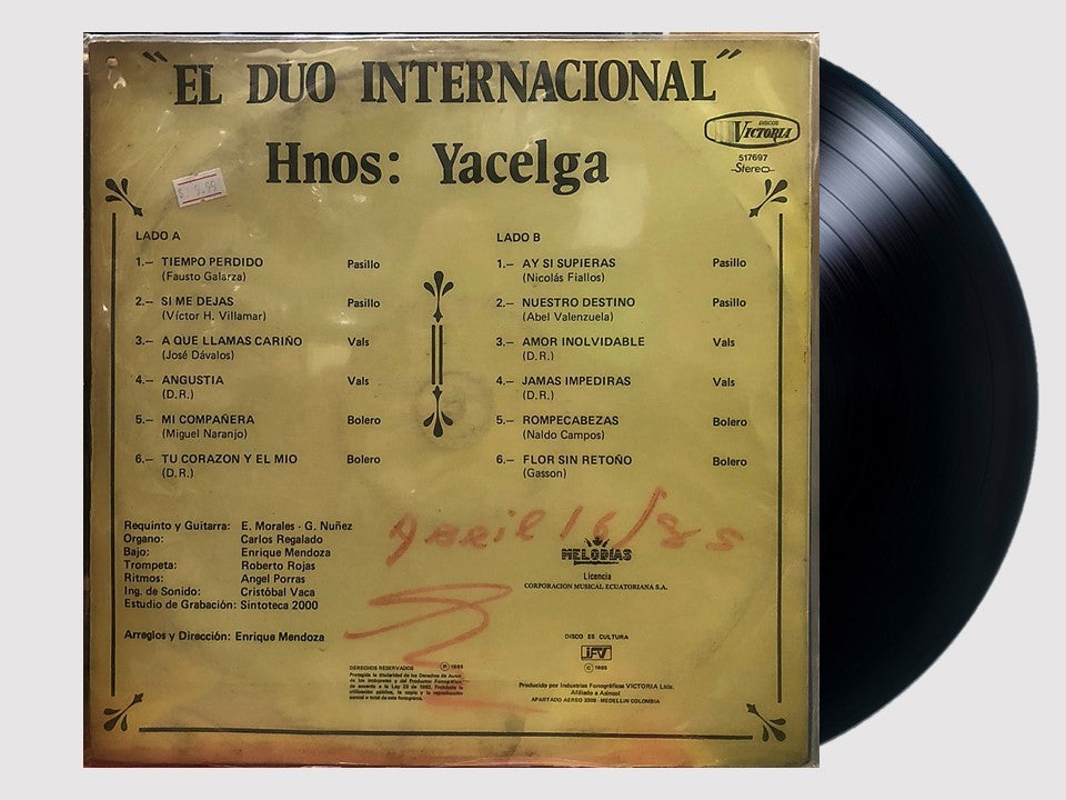 HNOS. YACELGA - EL DUO INTERNACIONAL LP