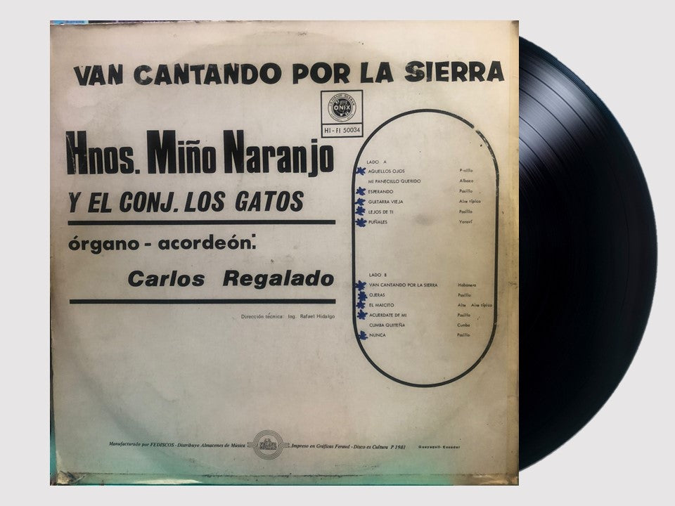 HNOS. MIÑO NARANJO - VAN CANTANDO POR LA SIERRA LP