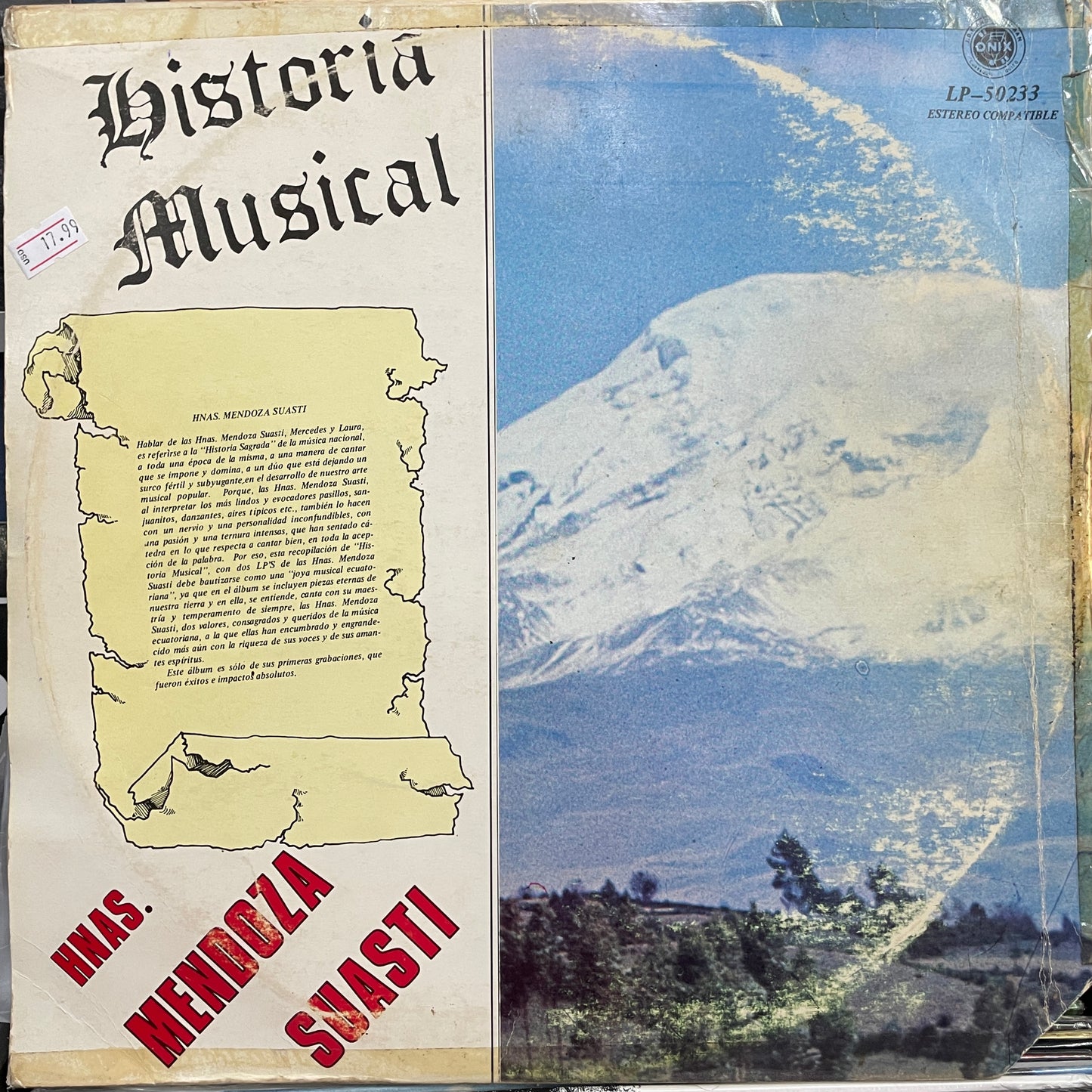 HNAS. MENDOZA SUASTI - HISTORIA MUSICAL 2LPS