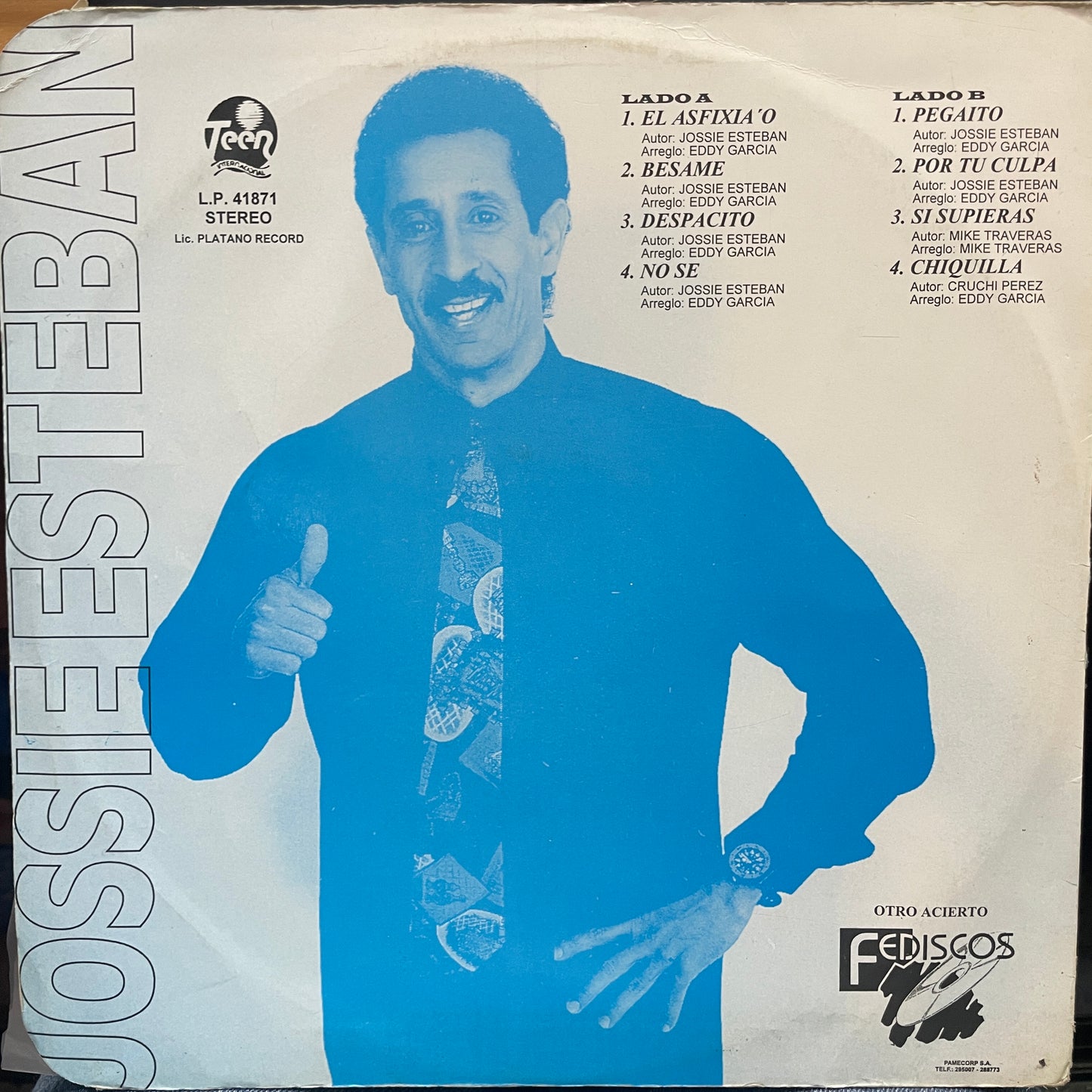 JOSSIE ESTEBAN - EL ASFIXIA'O LP