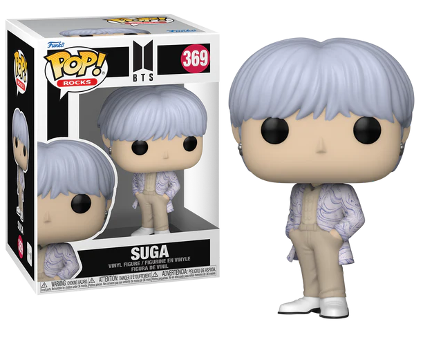 BTS - SUGA MUÑECO FUNKO POP ROCKS 369