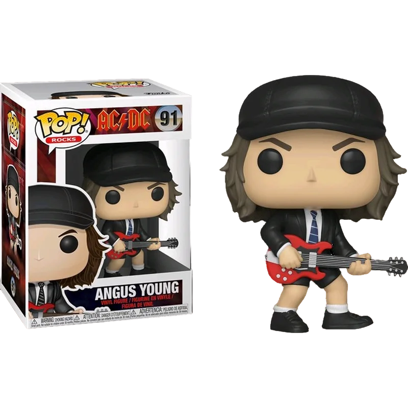 AC/DC - ANGUS YOUNG MUÑECO FUNKO POP ROCKS 91