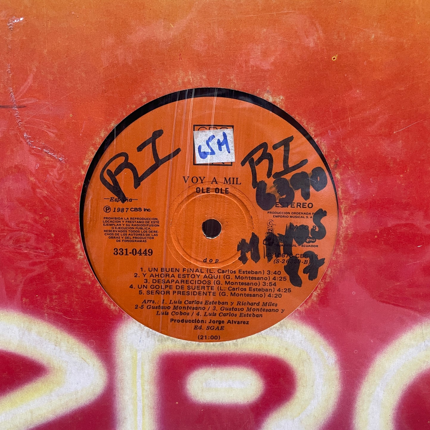 OLE-OLE - VOY A MIL LP (MAXI SINGLE)
