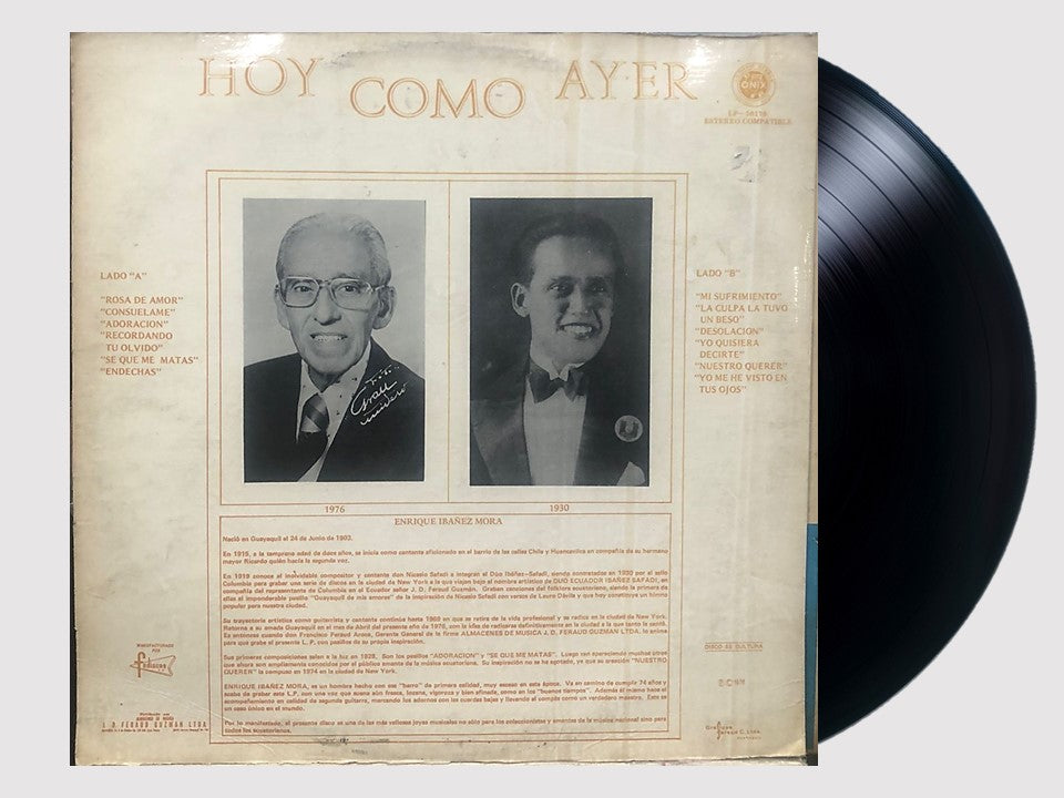 ENRIQUE IBAÑEZ MORA - HOY COMO AYER LP