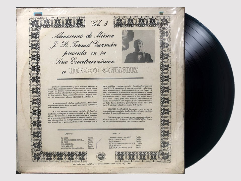 HUBERTO SANTACRUZ - SERIE ECUATORIANISIMA VOL.8 / LP