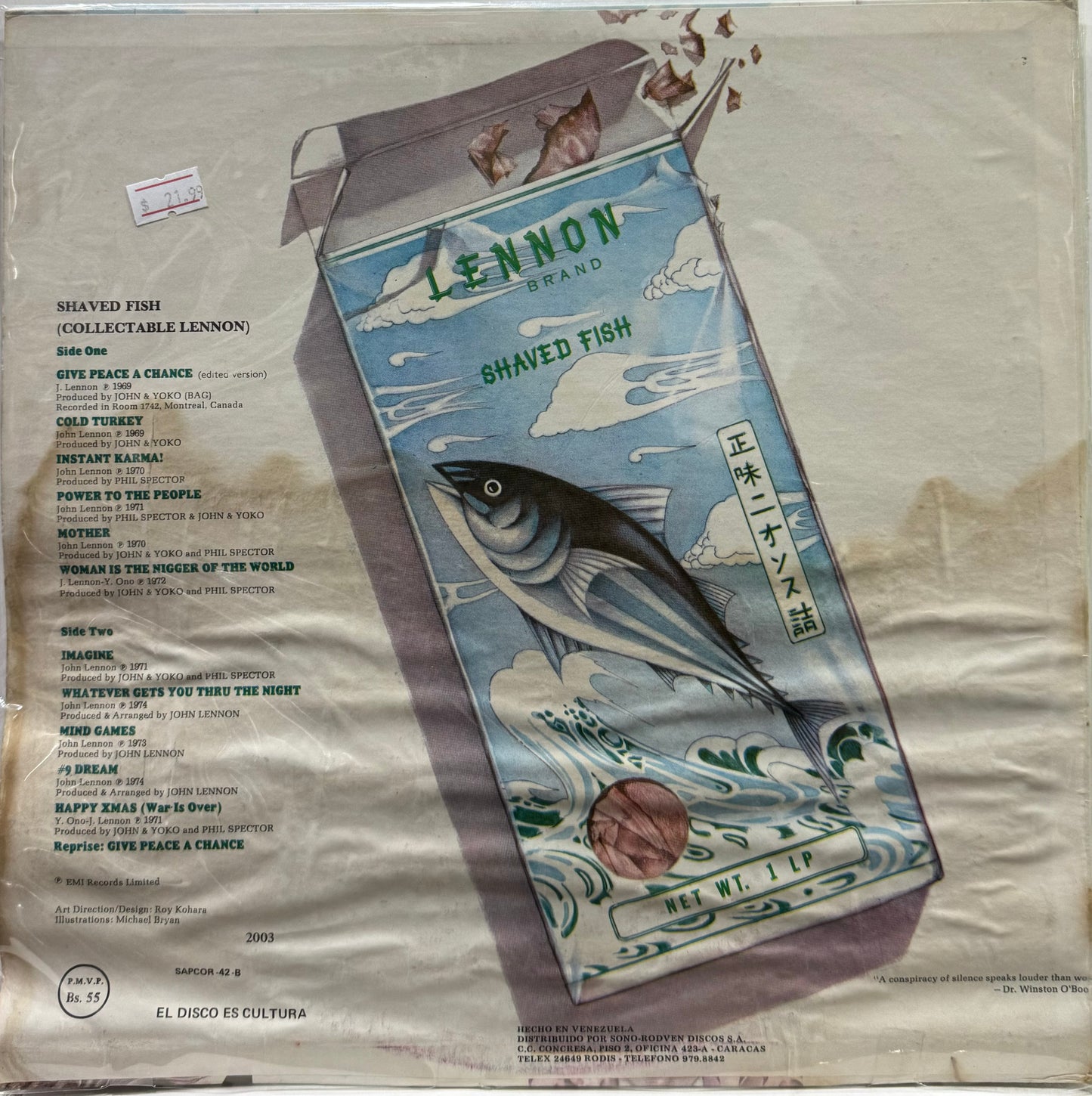 JOHN LENNON - SHAVED FISH LP