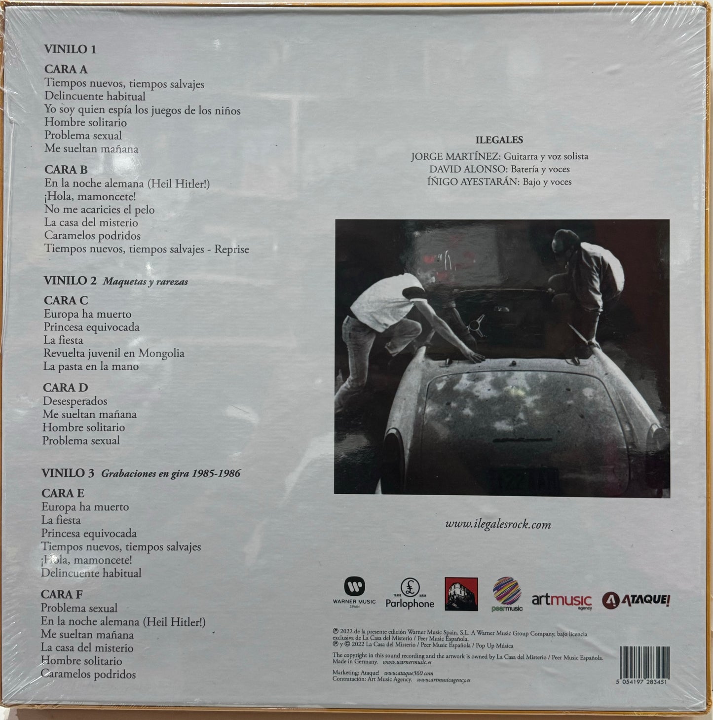 ILEGALES - ILEGALES 3 LPS + 2 CDS