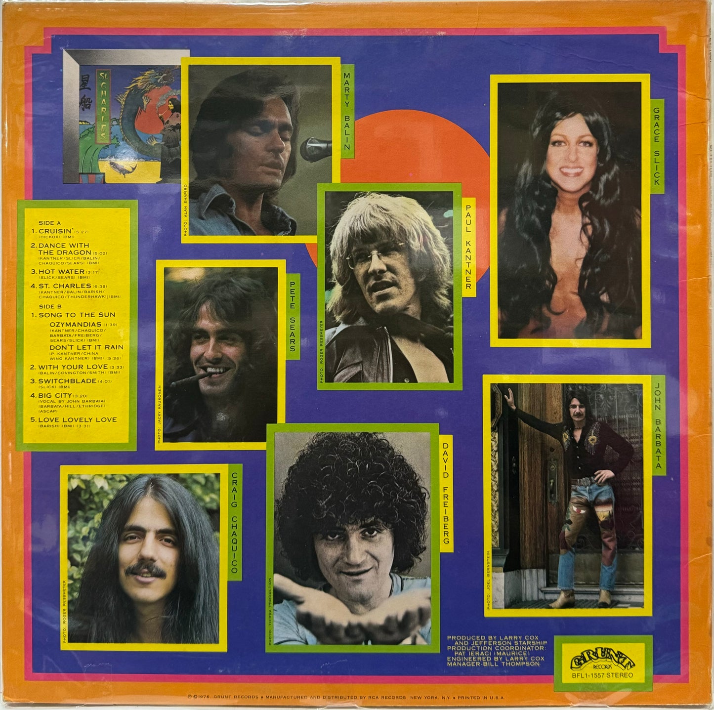 JEFFERSON STARSHIP - SPITFIRE LP