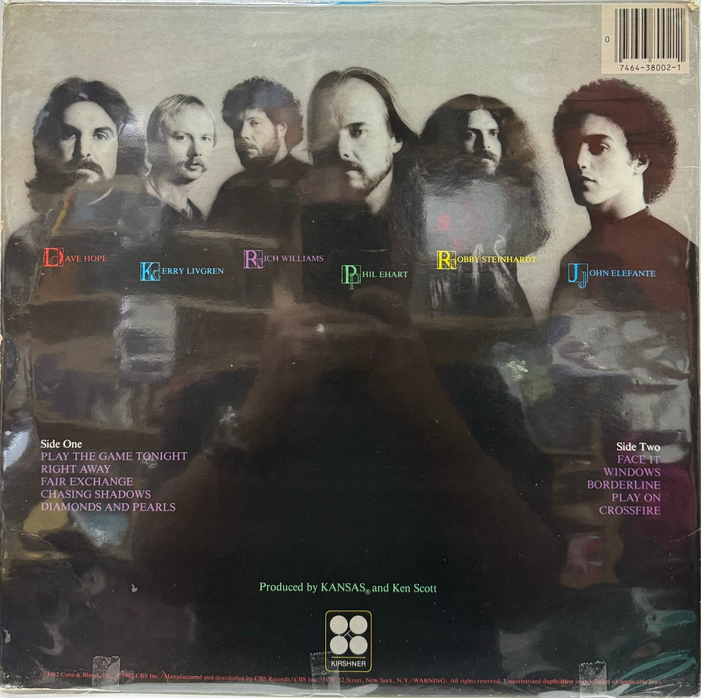 KANSAS - VINYL CONFESSIONS LP