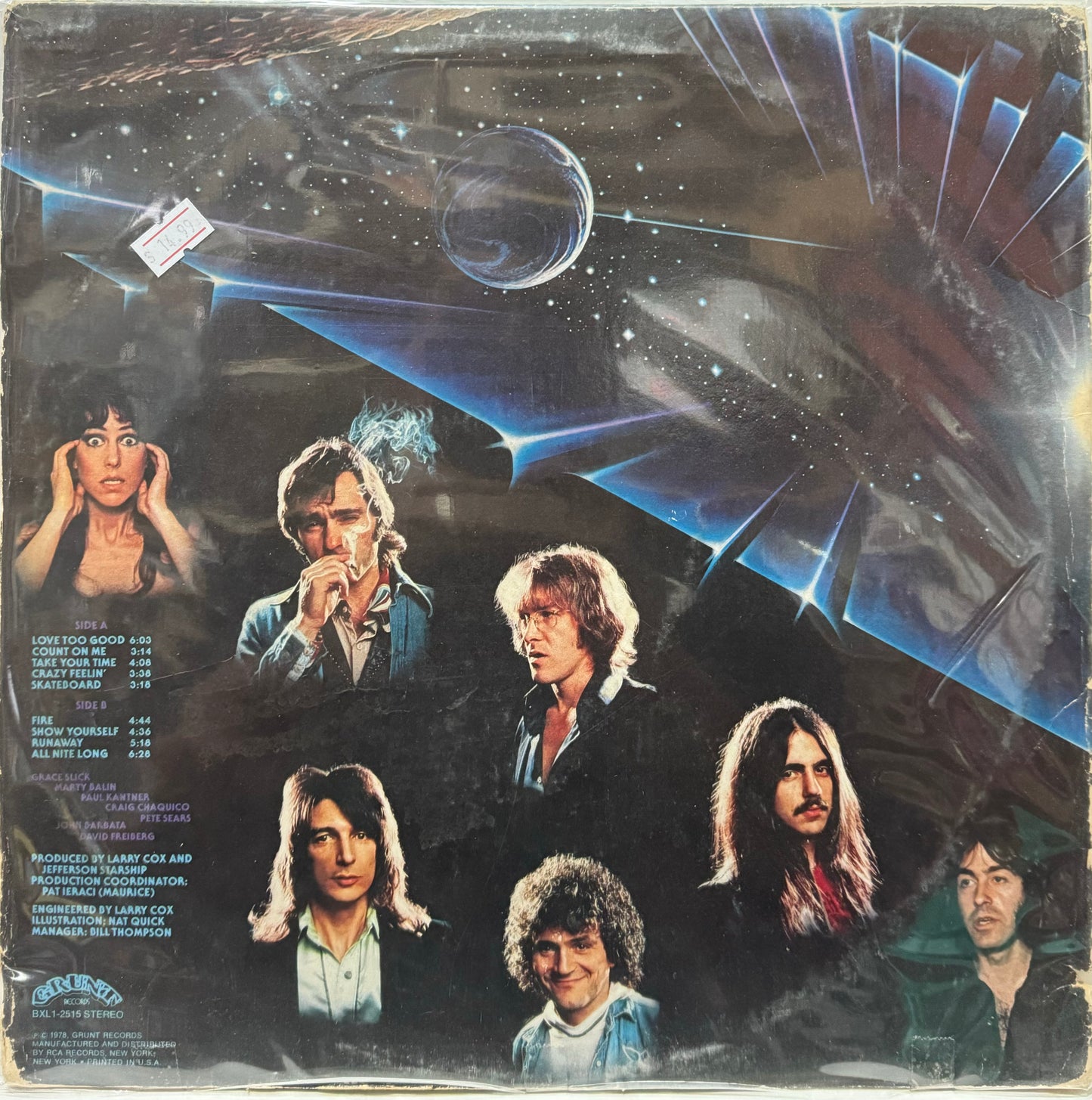 JEFFERSON STARSHIP - EARTH LP