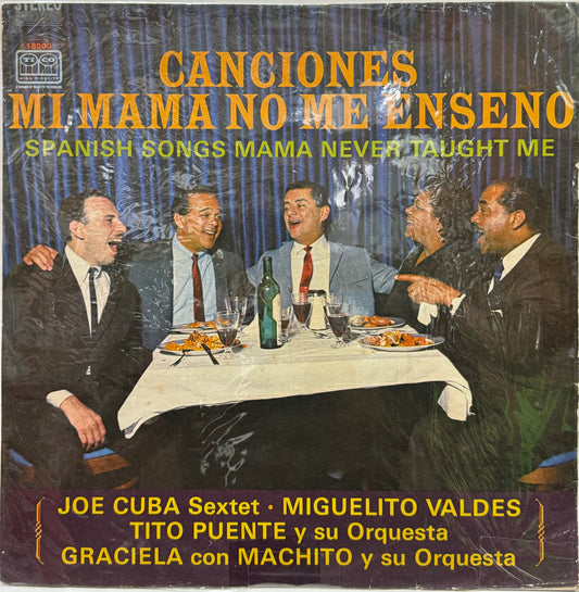 JOSE CUBA MIGUELITO VALDES TITO PUENE GRACIELA MACHITO - CANCIONES MI MAMA NO ME ENSEÑO  LP