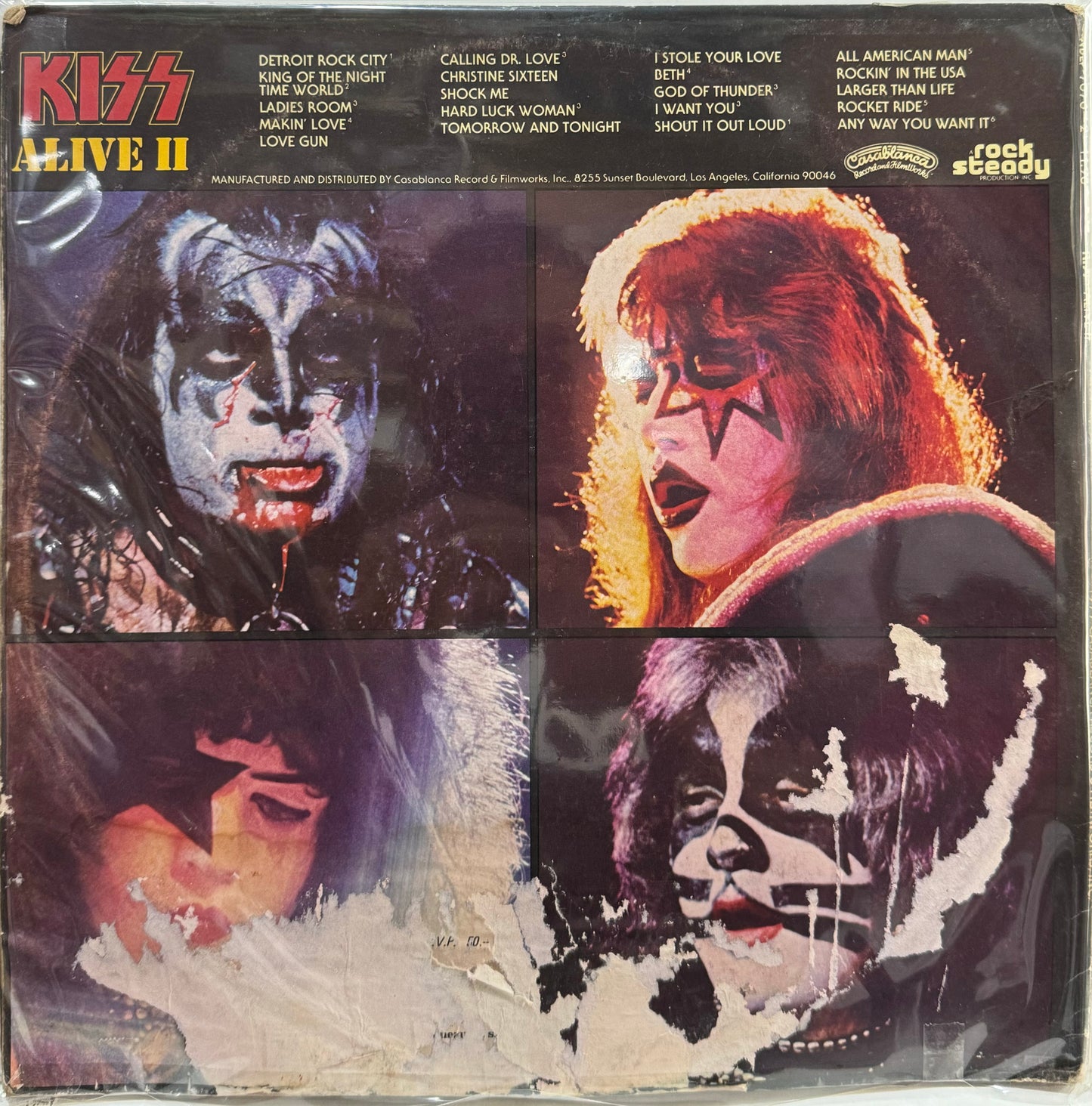 KISS - ALIVE II 2 LPS