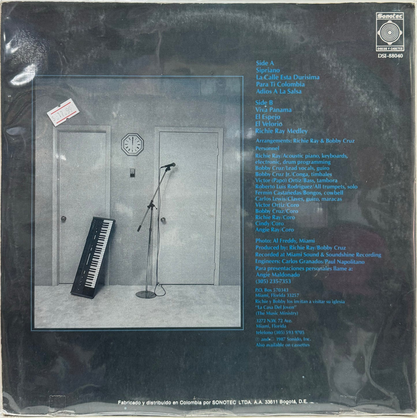 RICHIE RAY Y BOBBY CRUZ - LOS INCONFUNDIBLES LP