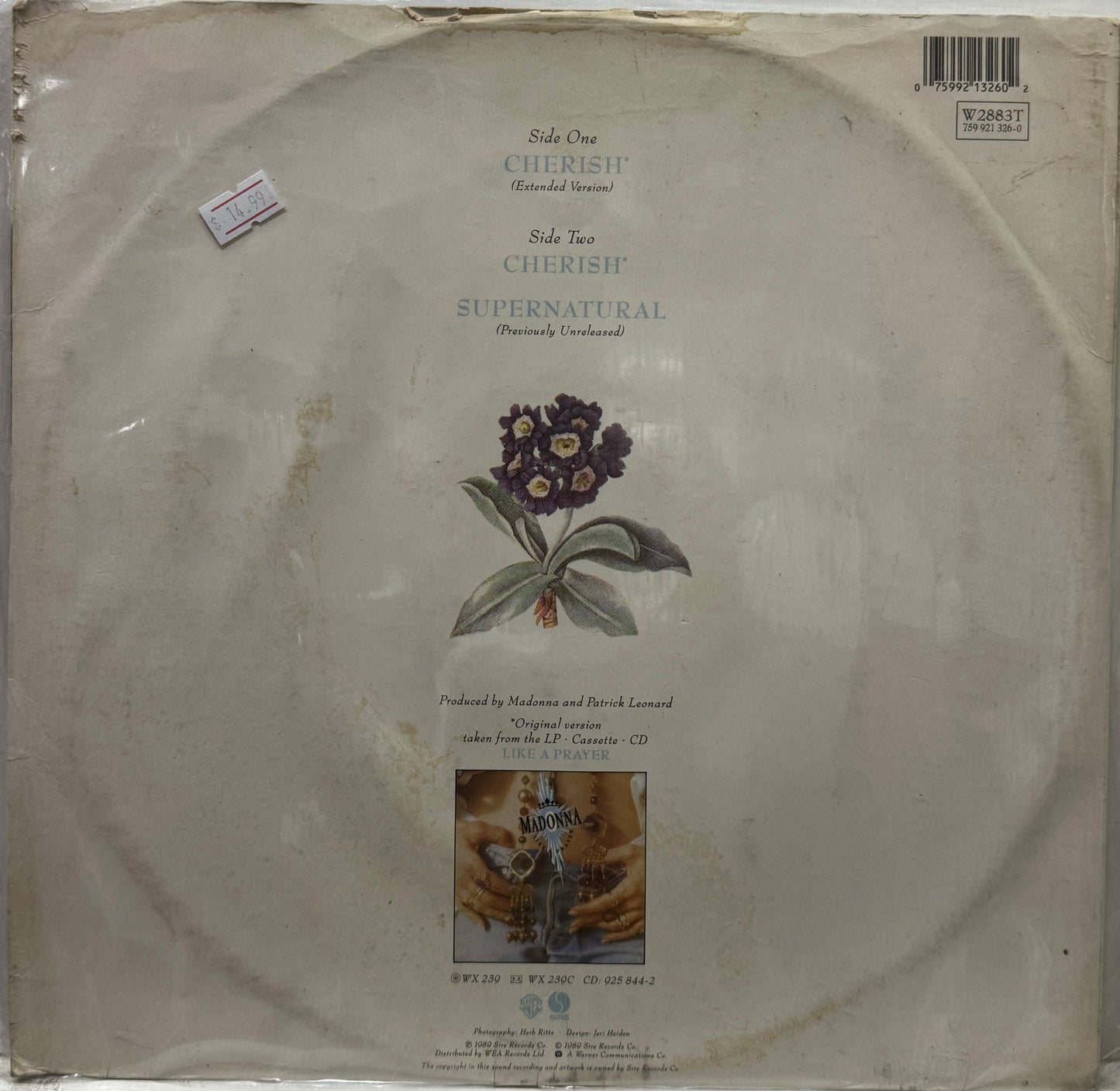 MADONNA - MADONNA LP