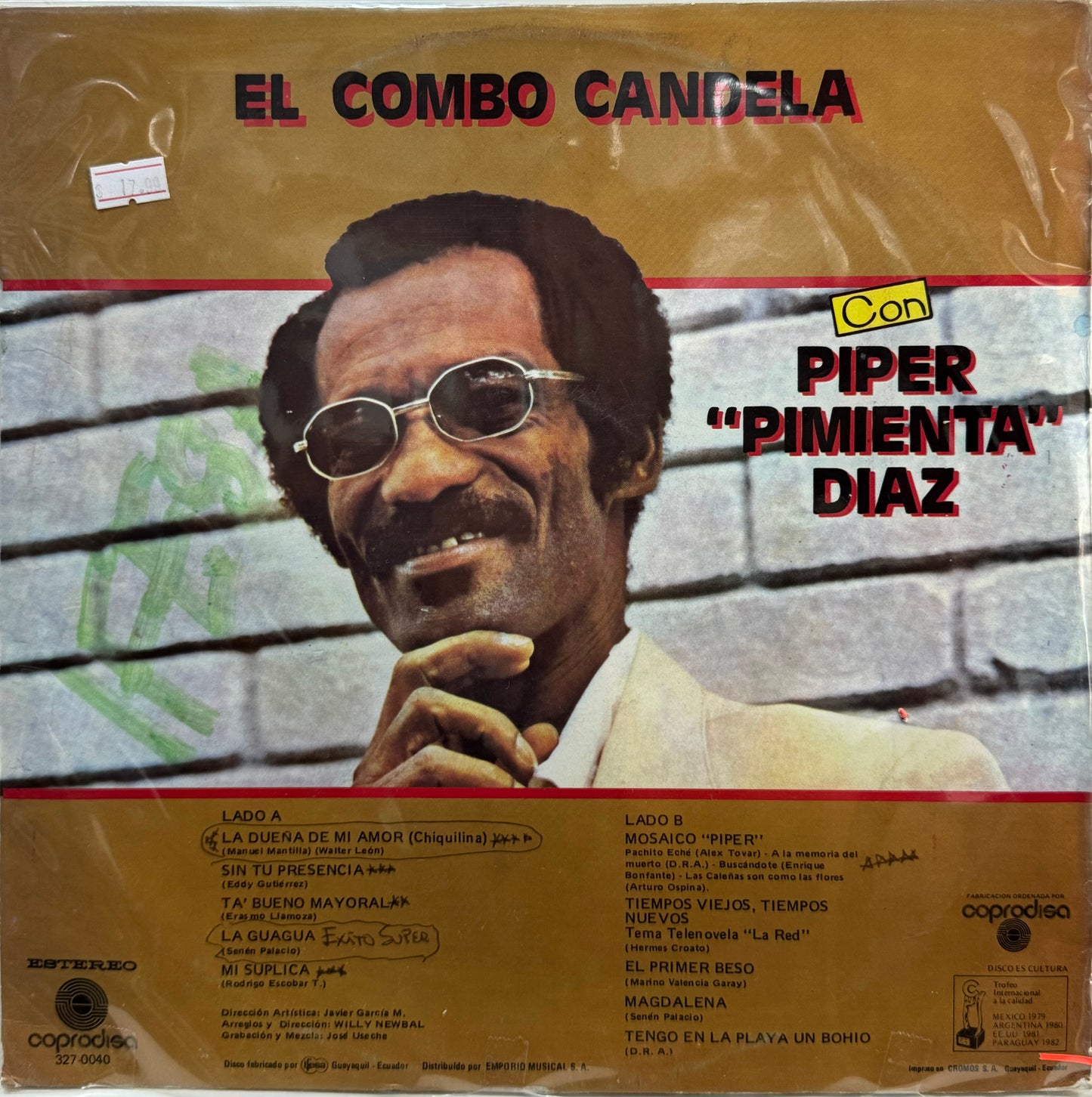 PIPER PIMIENTA DIAZ - EL COMBO CANDELA LP