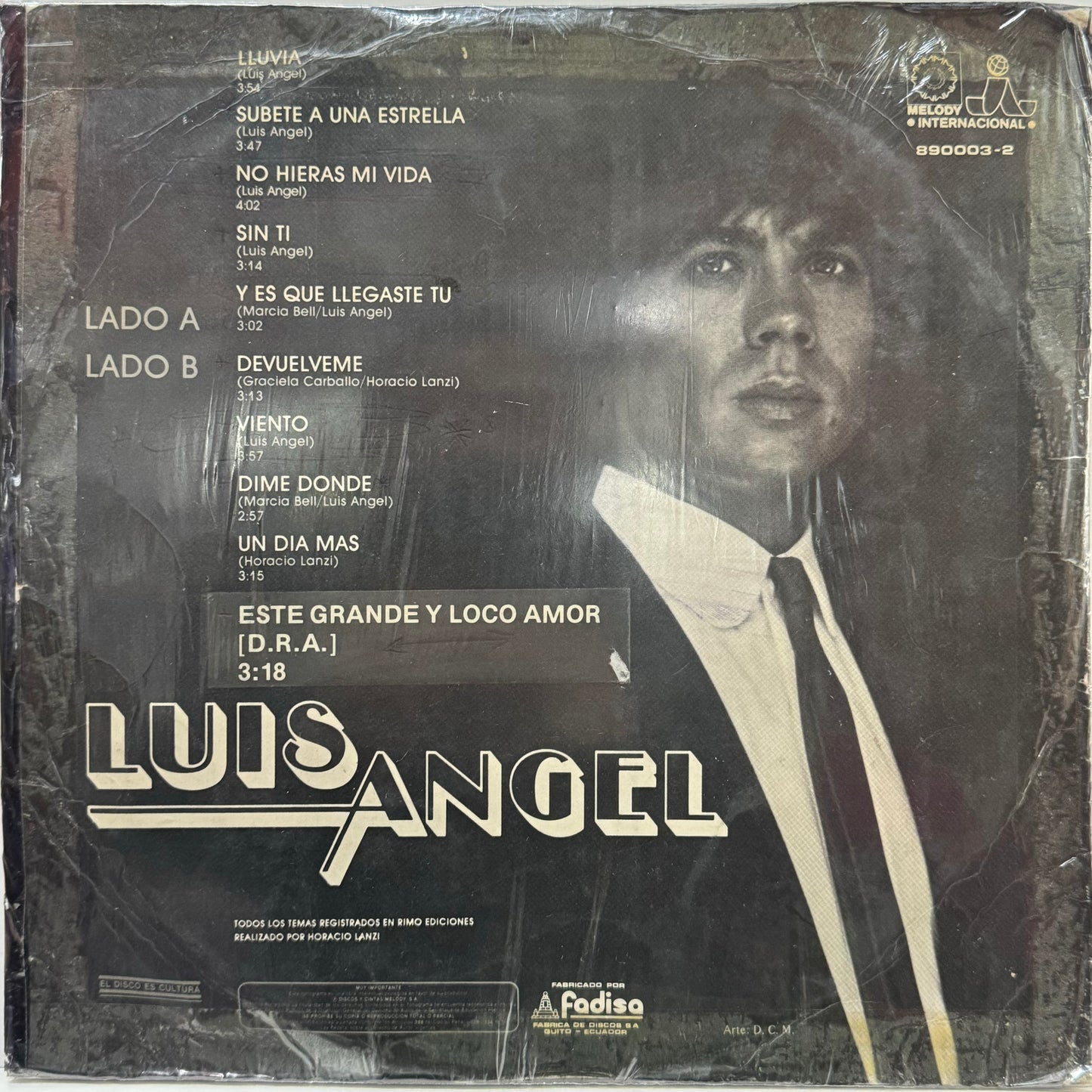 LUIS ANGEL - YO MISMO LP