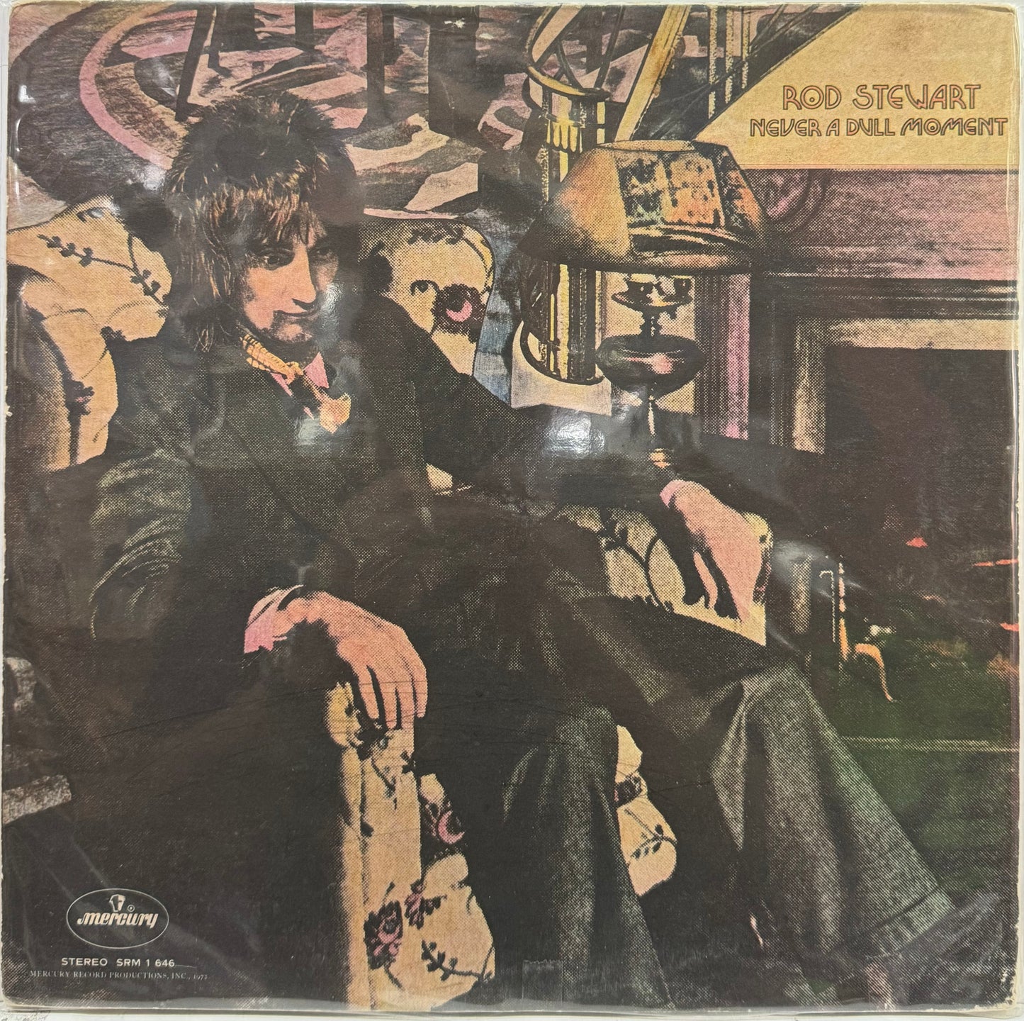 ROD STEWART - NEVER A DULL MOMENT LP