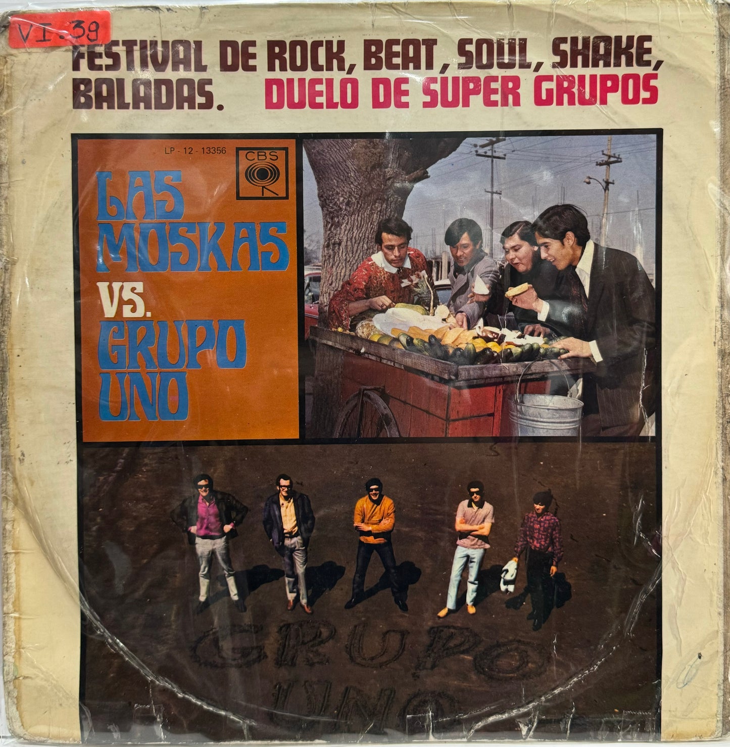 LAS MOSKAS VS. GRUPO UNO - DUELO DE SUPER GRUPOS LP