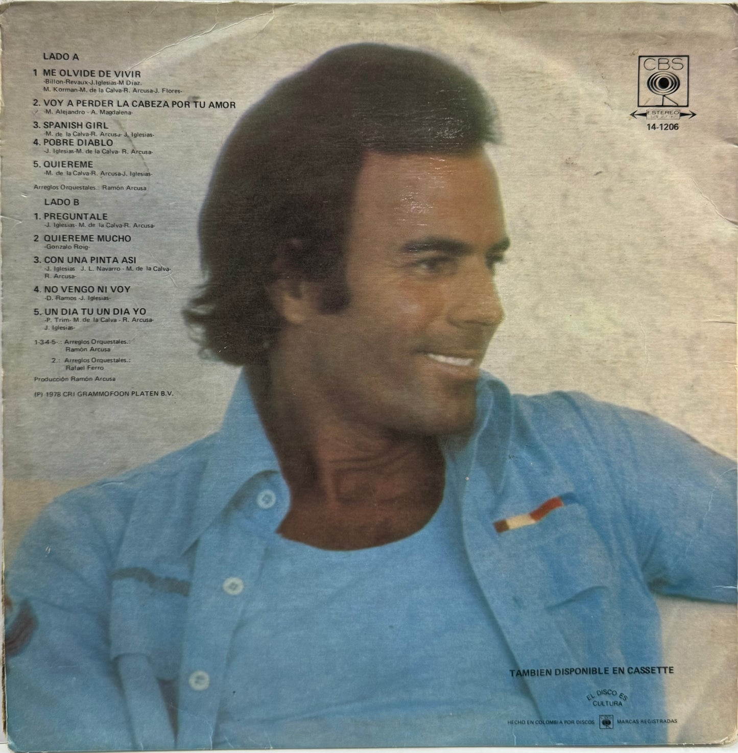 JULIO IGLESIAS - EMOCIONES LP
