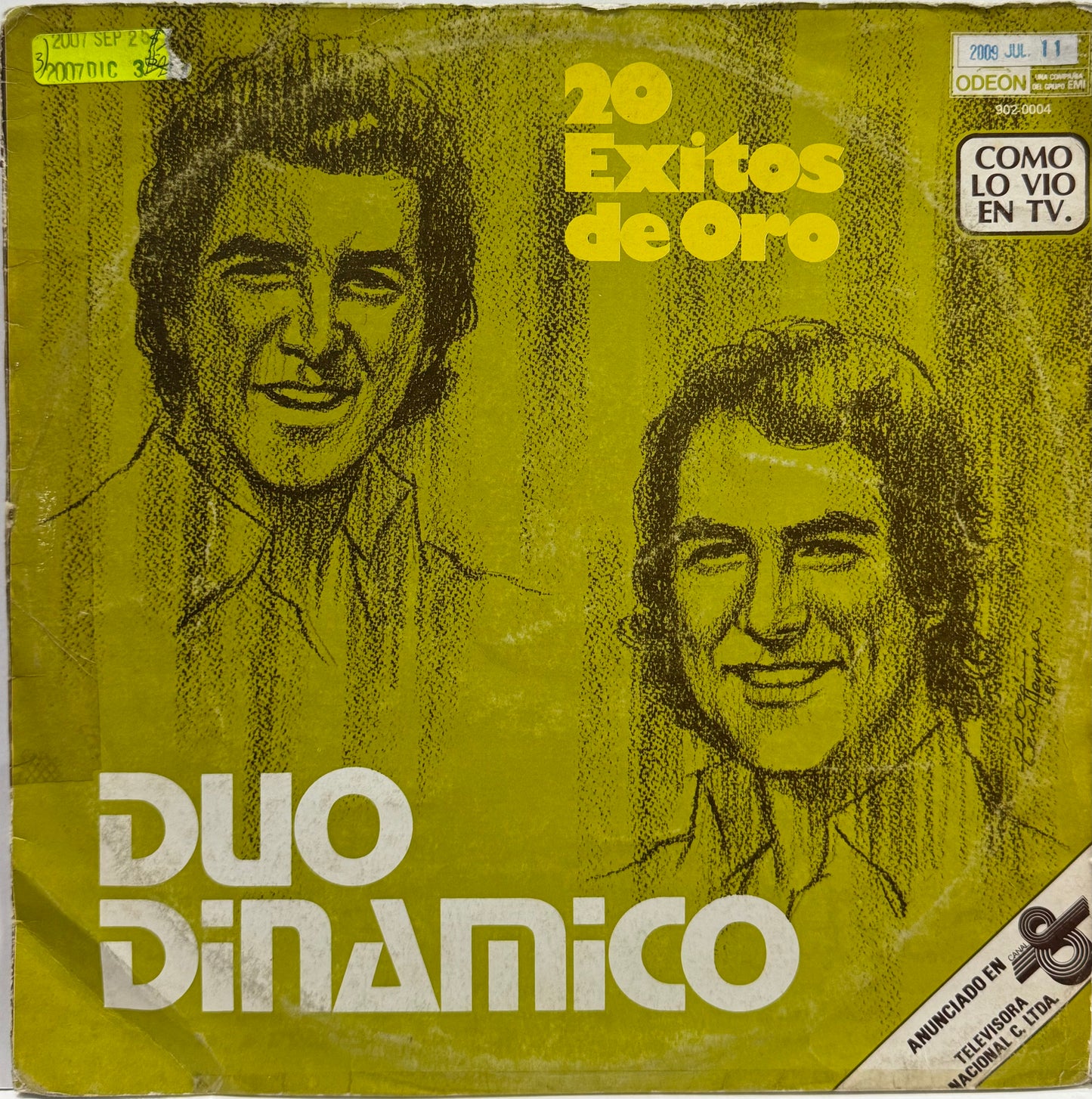 DUO DINAMICO - 20 EXITOS DE ORO LP