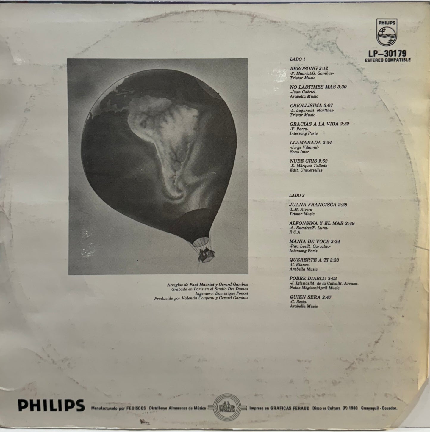 PAUL MAURIAT - BIENVENIDO LP