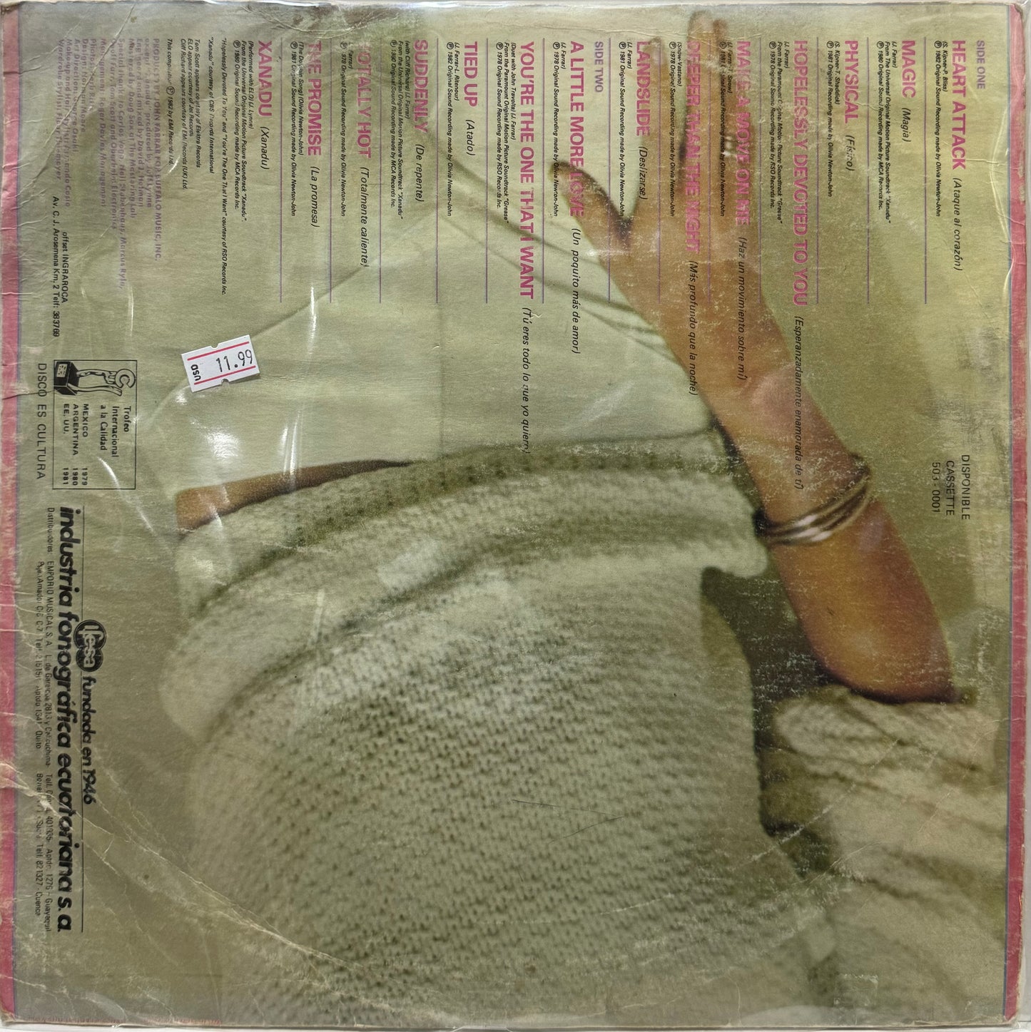 OLIVIA NEWTON - GREATEST HITS 2 LP