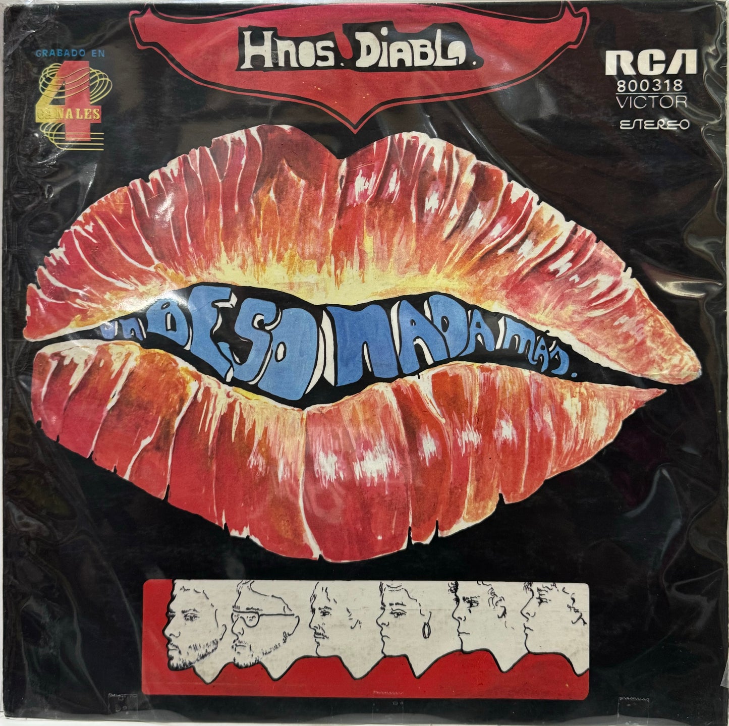 HNOS DIABLO - UN BESO NADA MAS LP