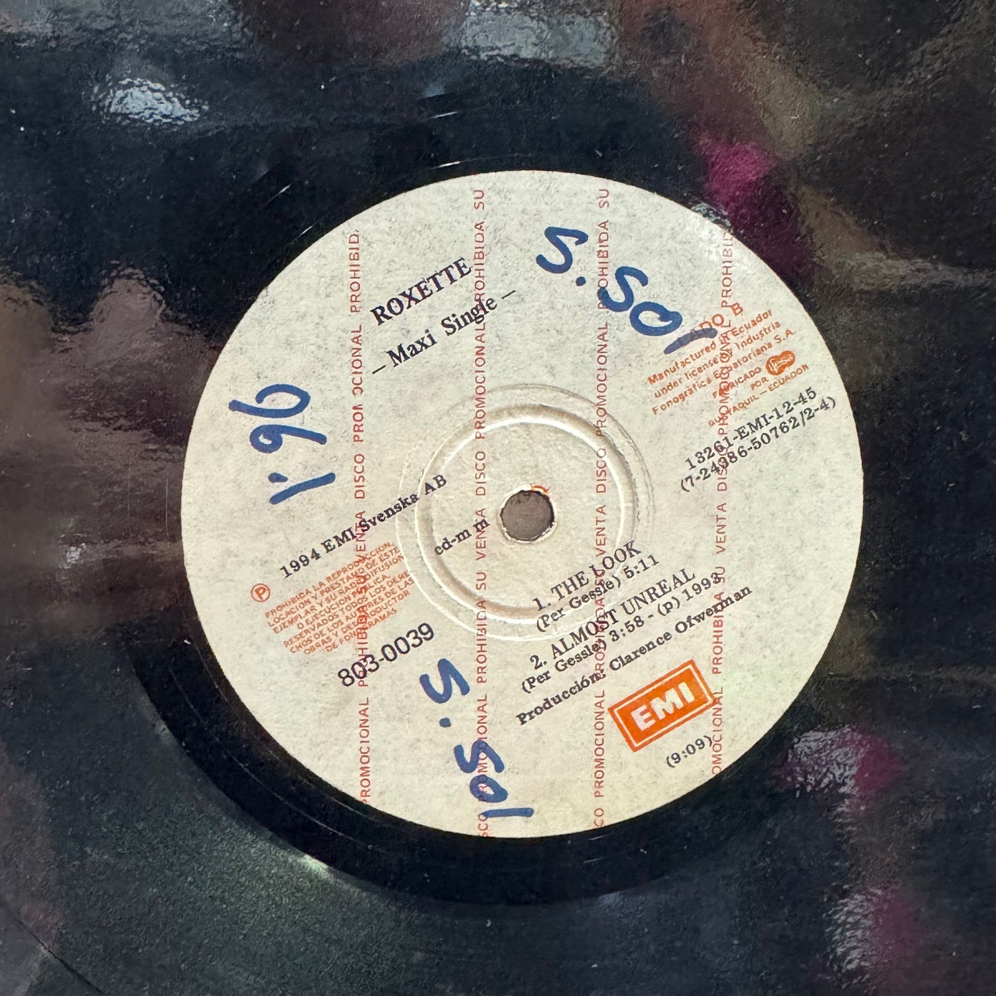 ROXETTE - SLEEPING IN MY CAR LP (MAXI SINGLE)