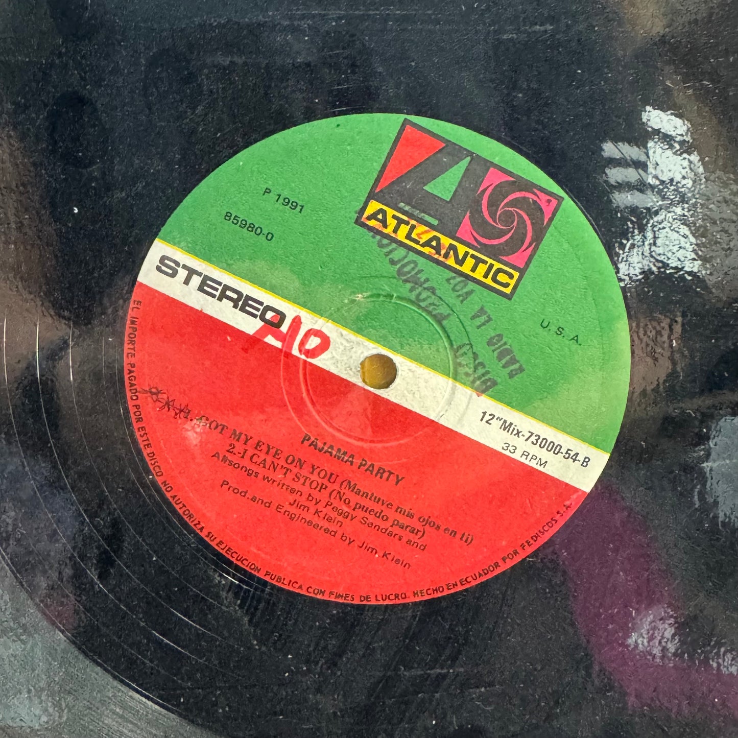 PAJAMA PARTY - DOMINO LP (MAXI SINGLE)