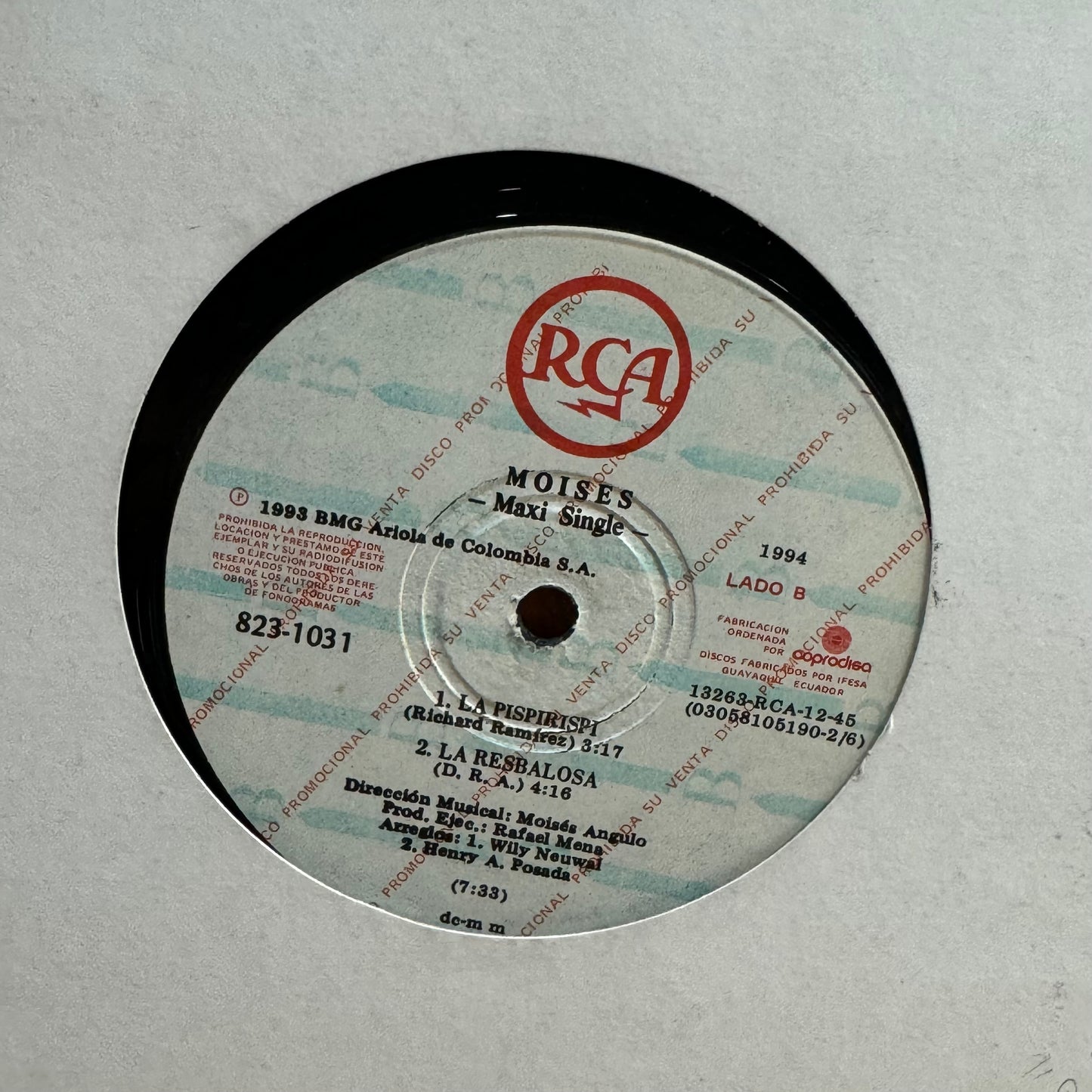 MOISES - VENGO PELIGROSO LP (MAXI SINGLE)