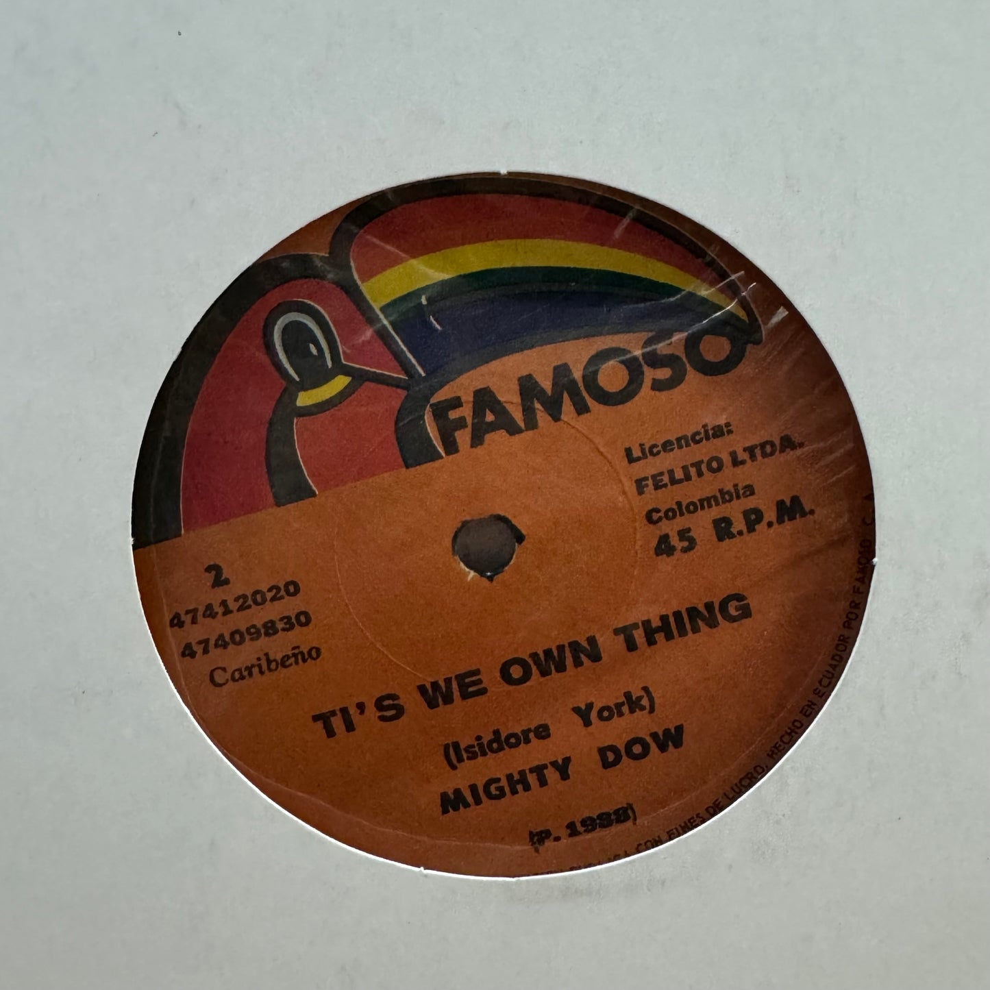 MIGHTY DOW - SALSA SOCA SALSA LP (MAXI SINGLE)