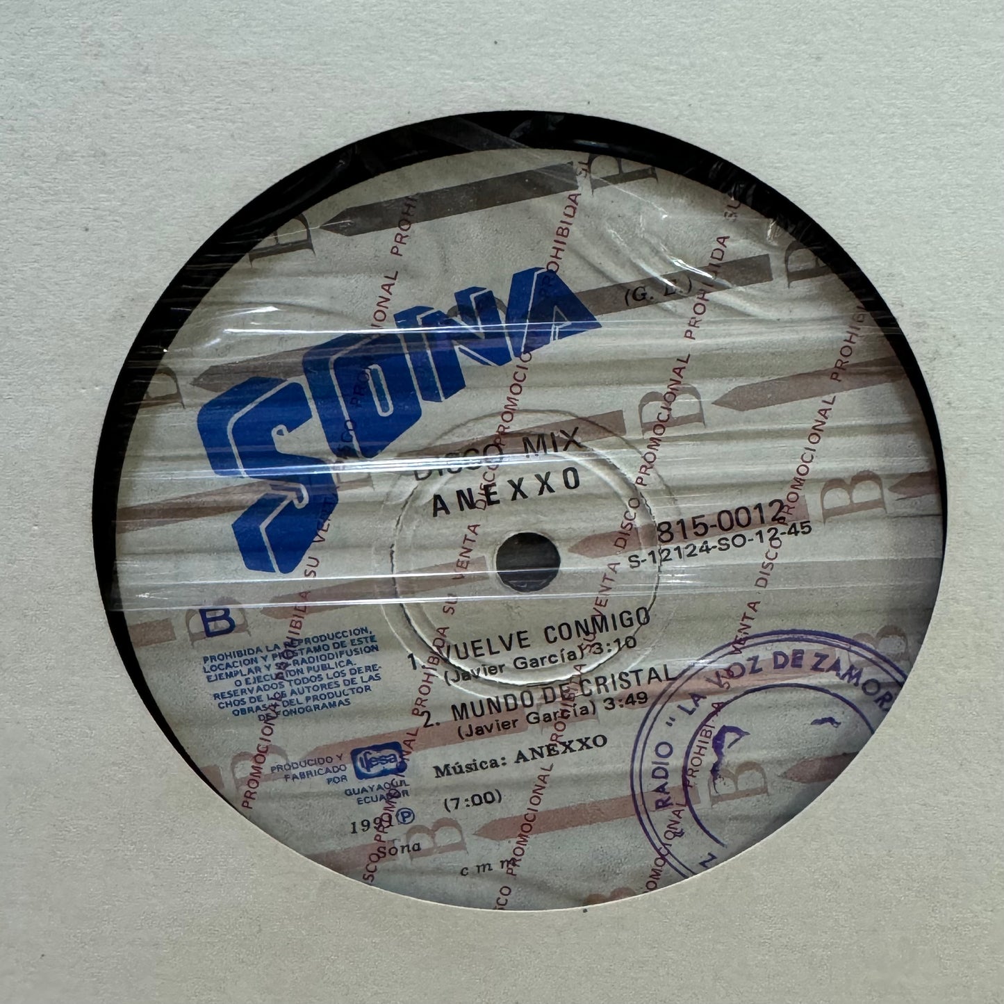 ANEXXO - Y SIGO PENSADO LP (MAXI SINGLE)