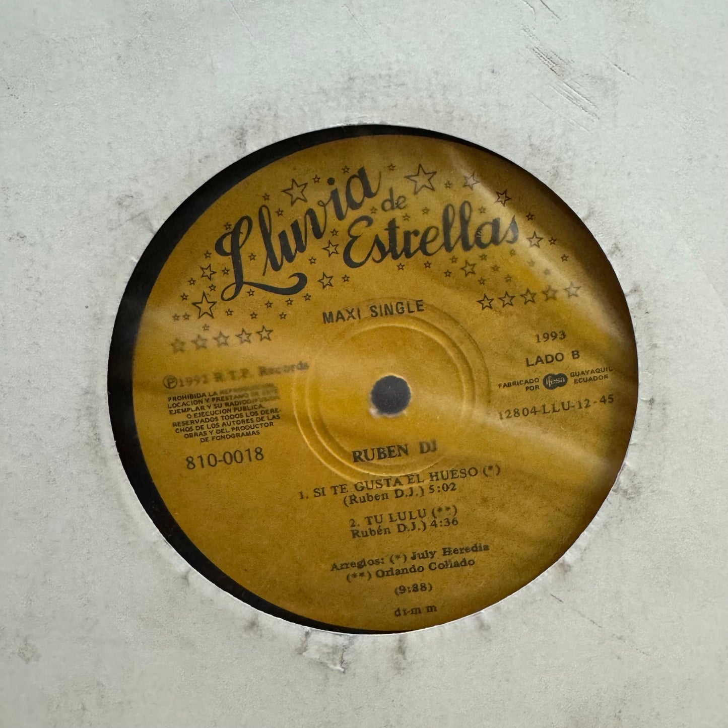 RUBEN DJ - LA QUE MAS SE MENEA LP (MAXI SINGLE)