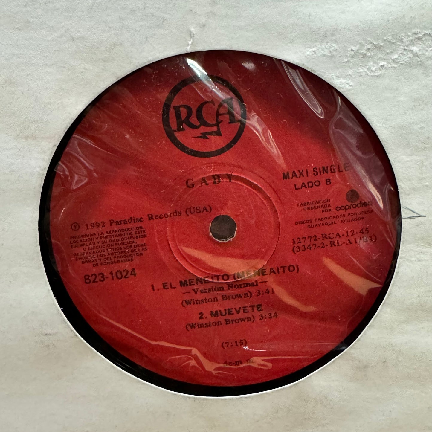 GABY - EL MENEITO LP (MAX SINGLE)