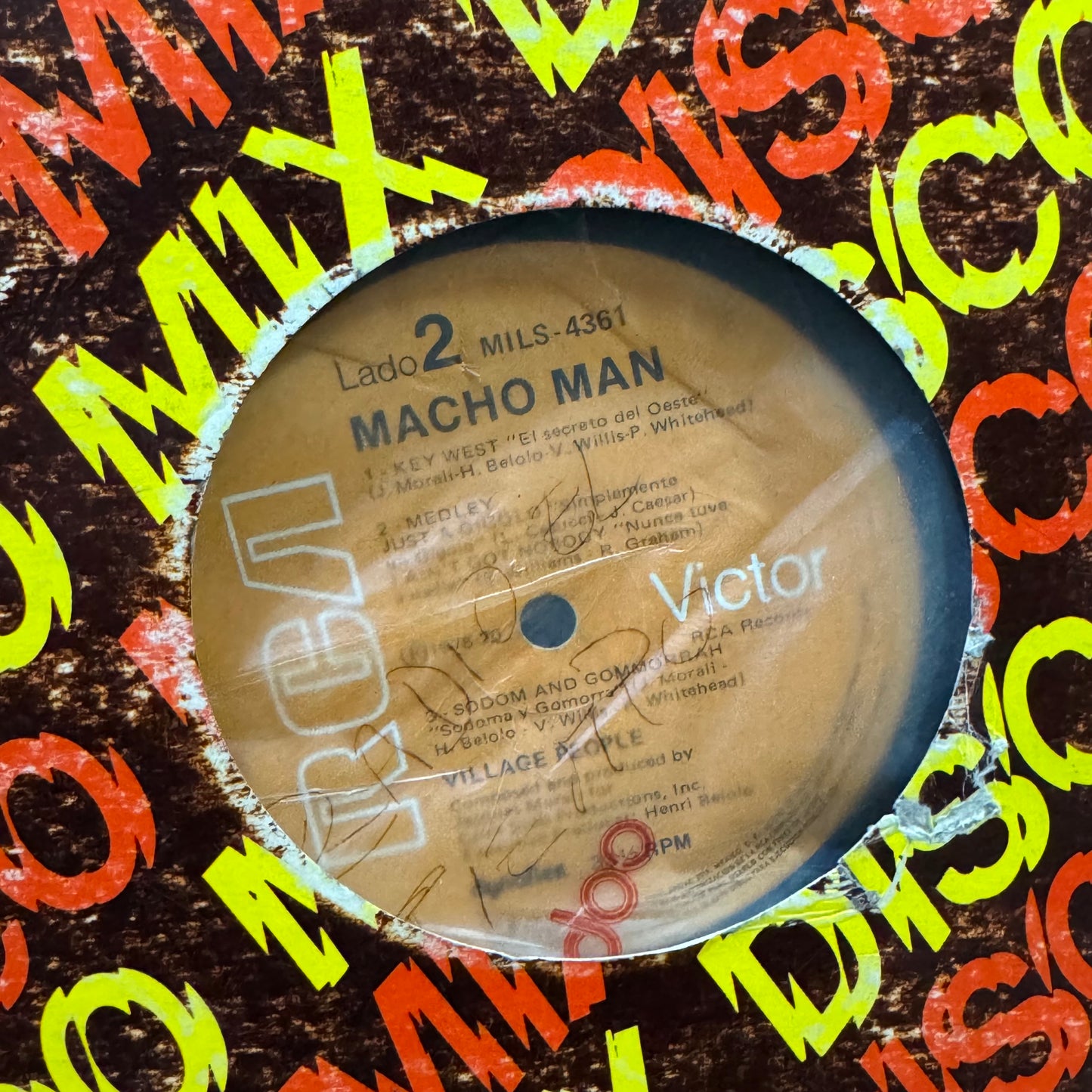 VILLAGE PEOPLE - MACHO MAN LP (MAXI SINGLE)