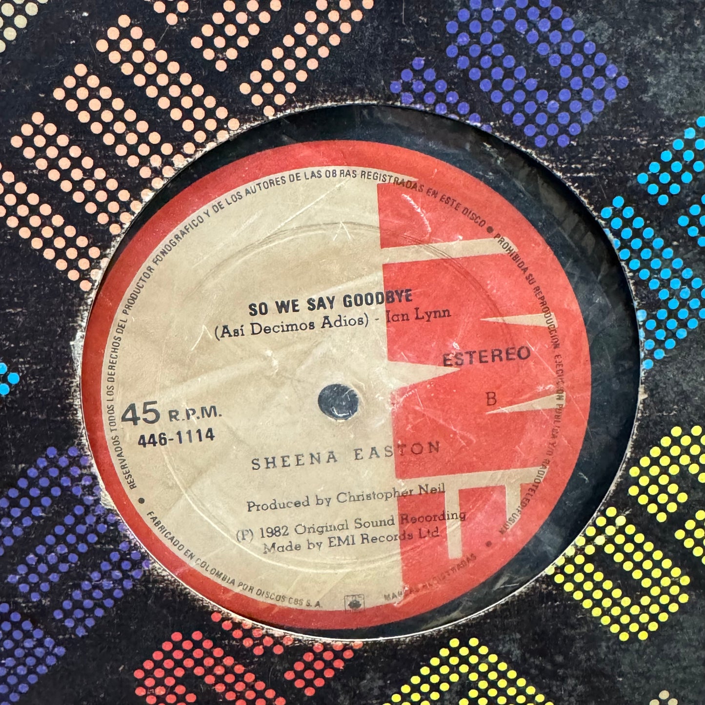 SHEENA EASTON - MACHINERY LP (MAXI SINGLE)