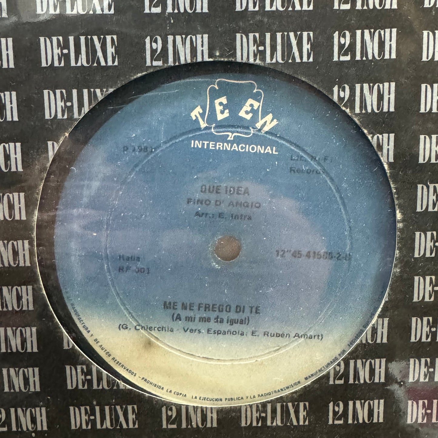 PINO D ANGIO - QUE IDEA LP (MAXI SINGLE)