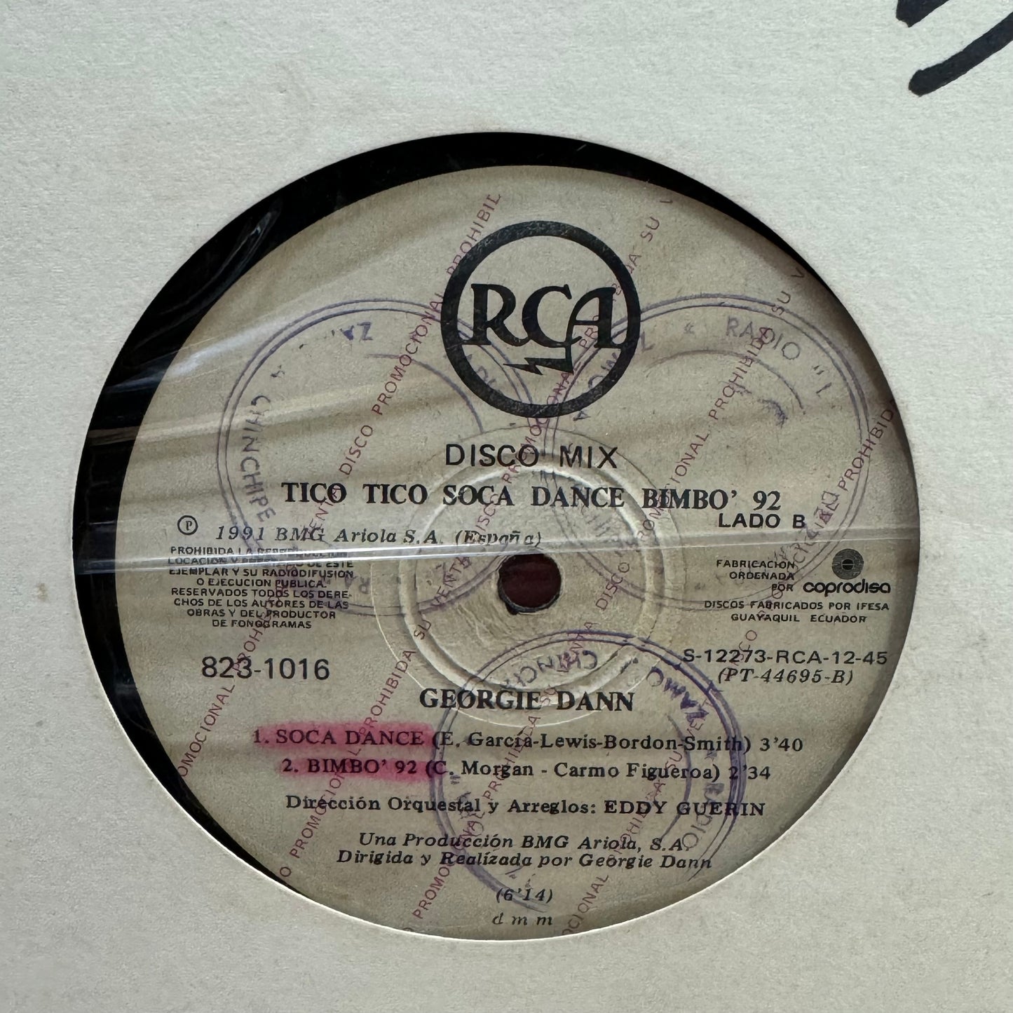 GEORGIE DANN - TICO TICO SOCA DANCE LP (MAXI SINGLE)