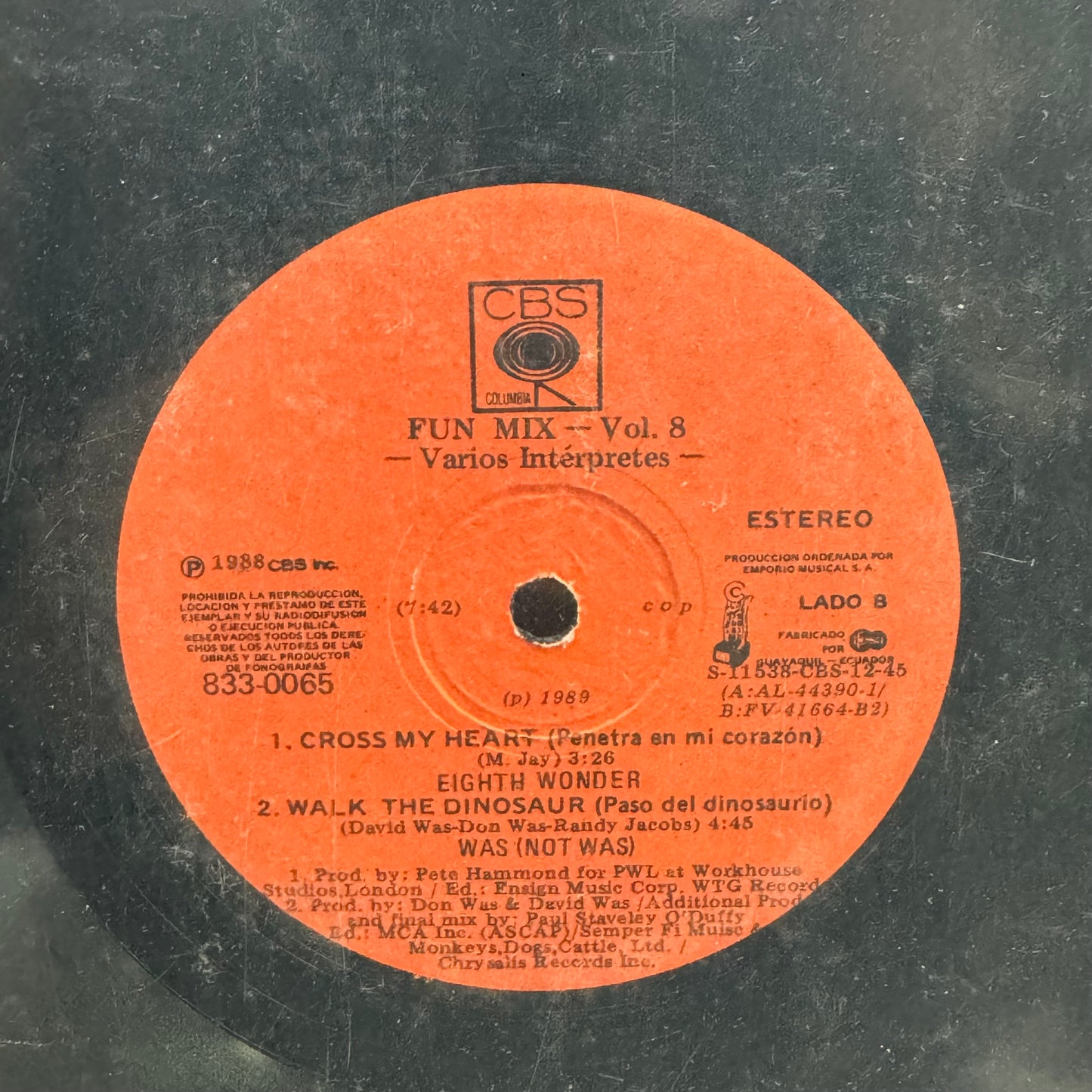 FUN MIX VOL.8 - IN YOUR ROOM LP (MAXI SINGLE)