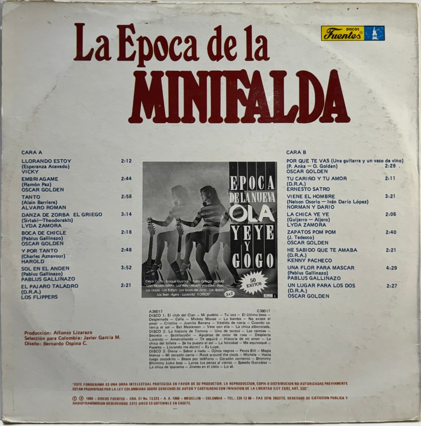 LA EPOCA DE LA MINI FALDA LP (DISCO)